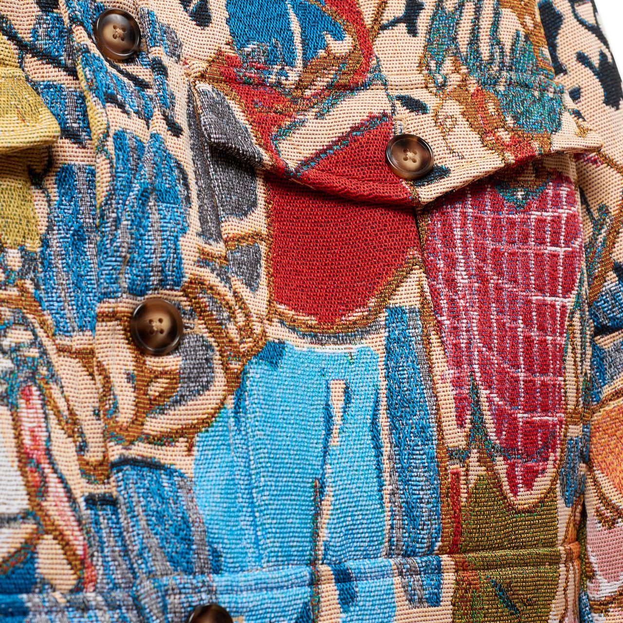 KID SUPER Jaquarded pocket detail Jacket Multi