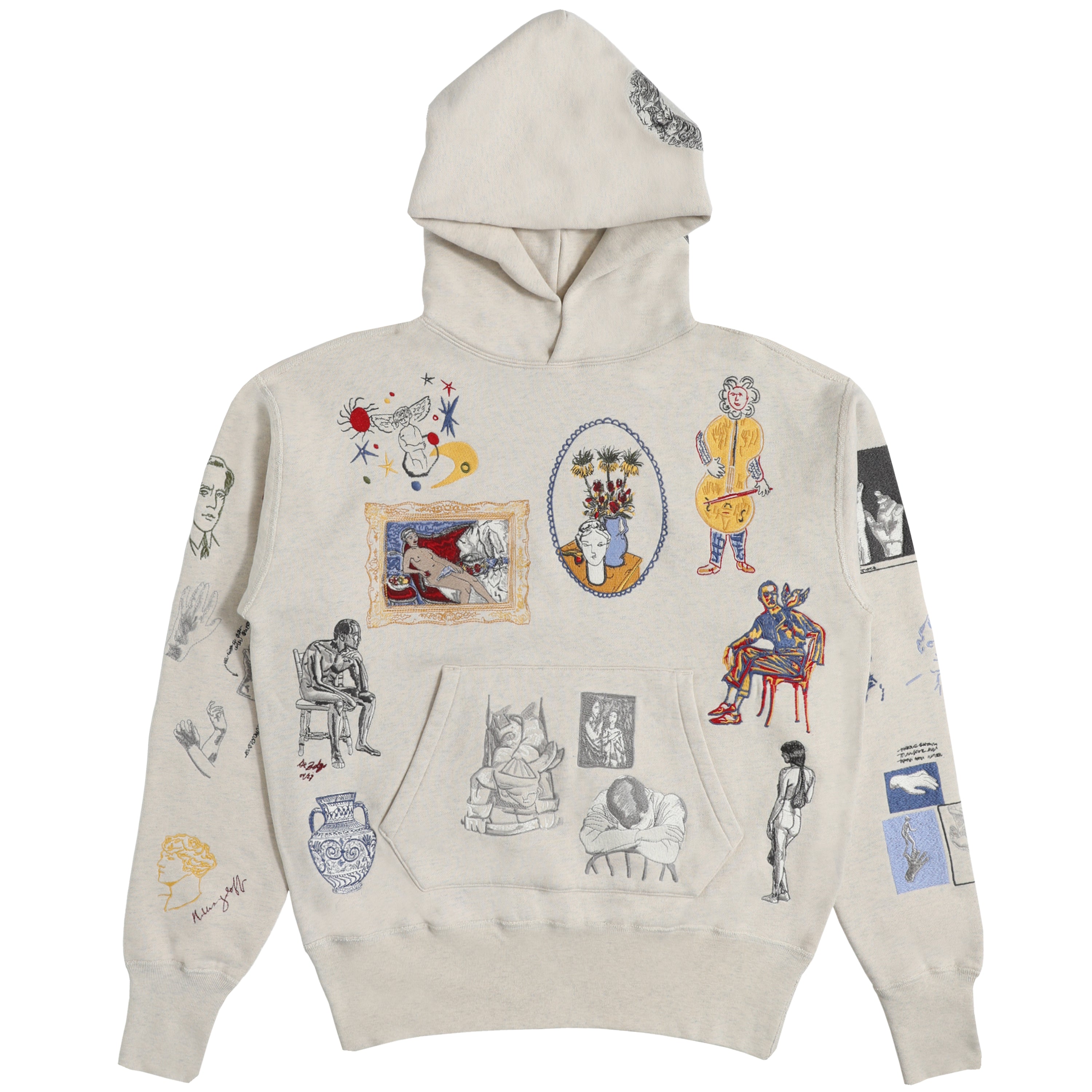 Samuel Zelig Northfield Hoodie Oatmeal Grey