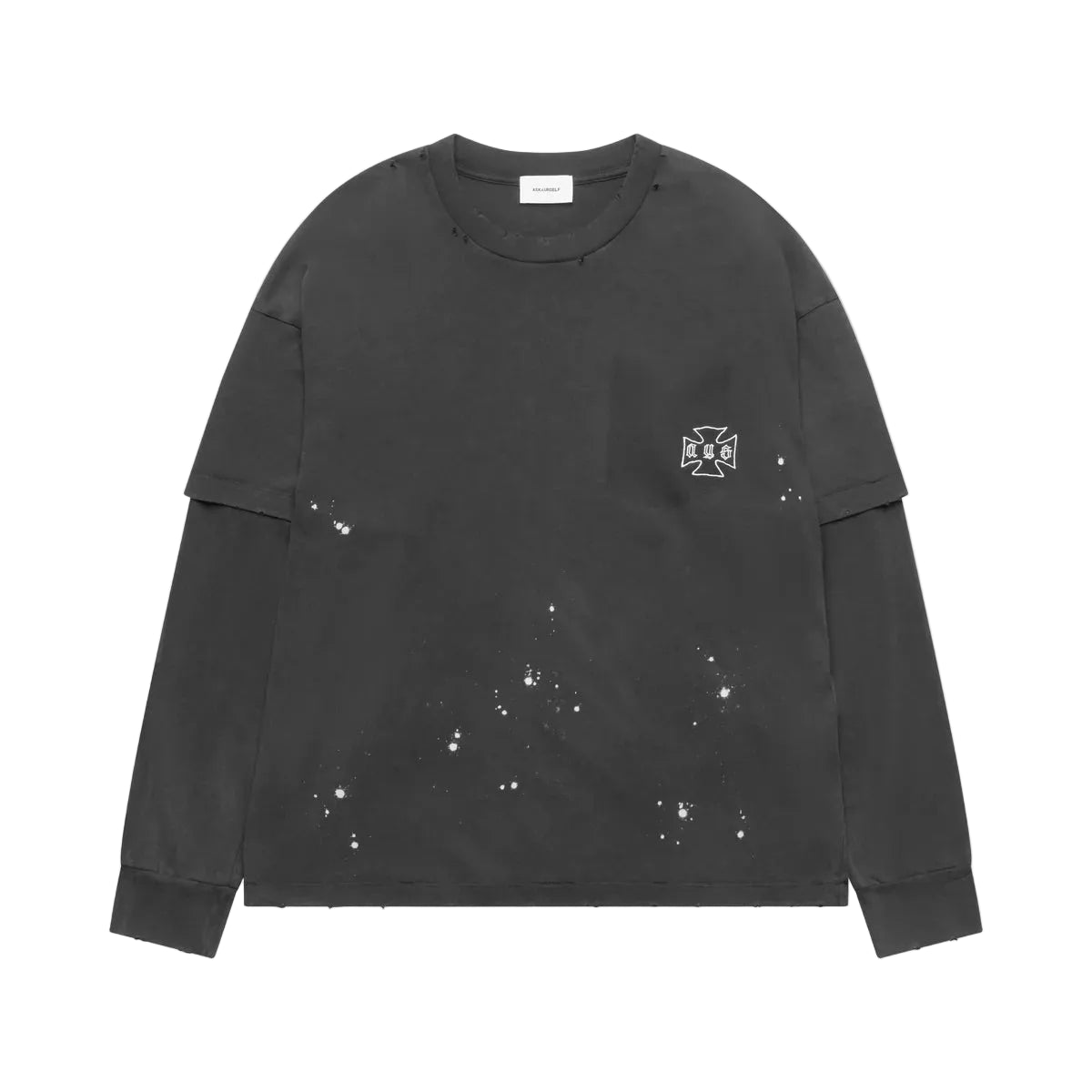 ASKYURSELF STAINED POCKET LS