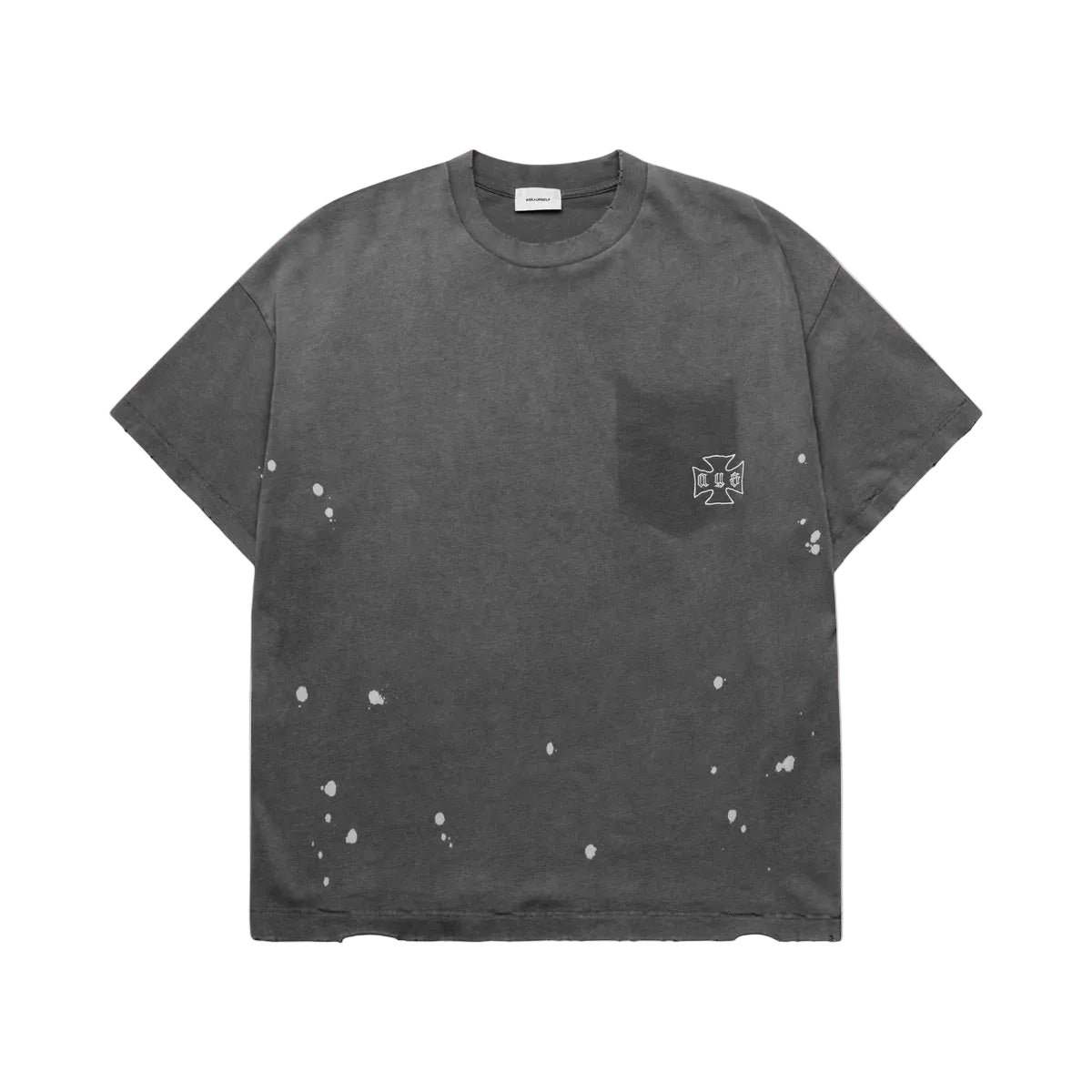 ASKYURSELF STAINED POCKET T Vintage Black