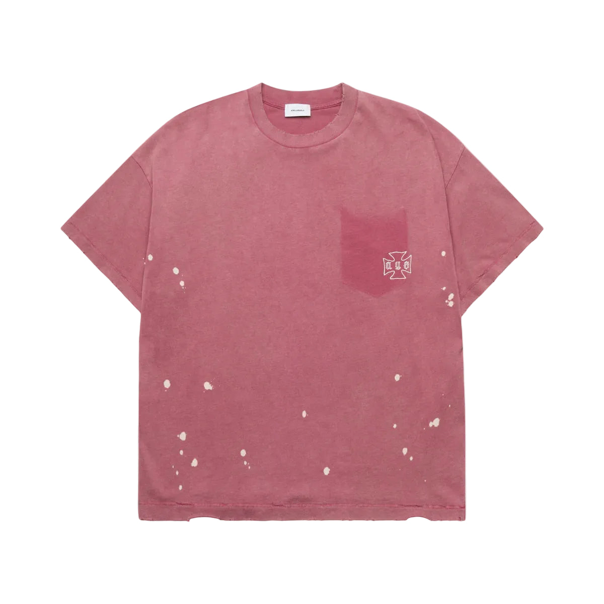 ASKYURSELF STAINED POCKET T Vintage Maroon