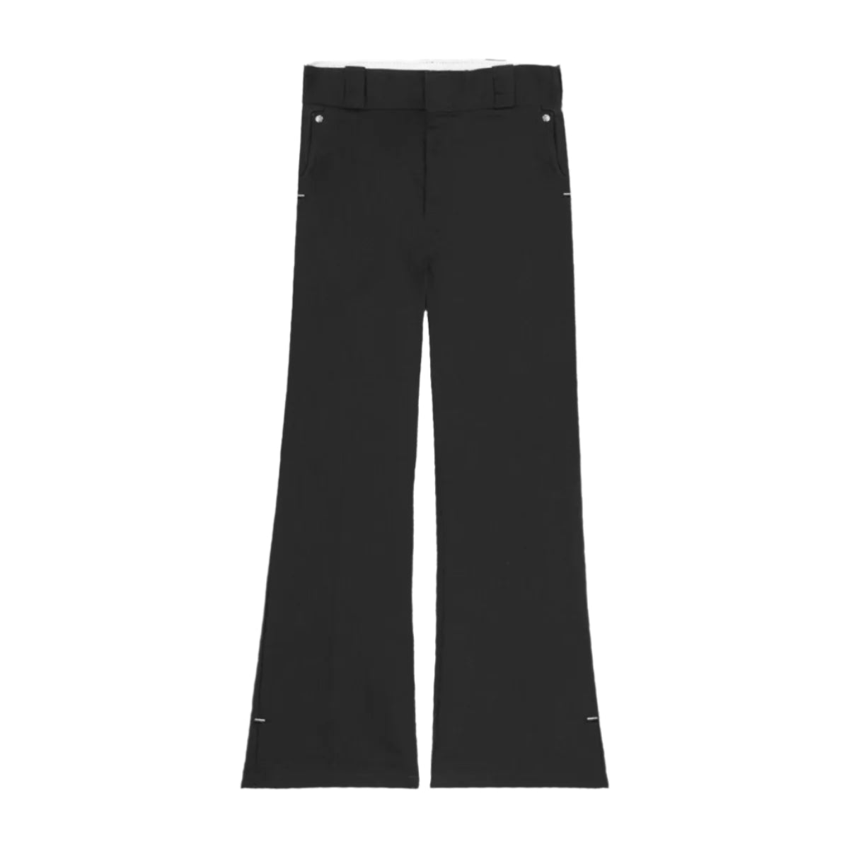 ASKYURSELF TWILL FLARED TROUSERS