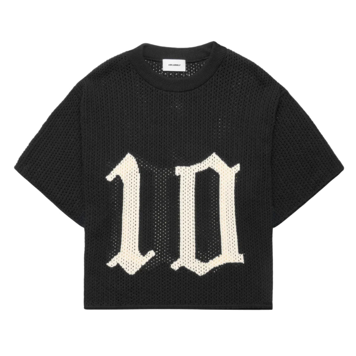 ASKYURSELF KNIT MESH OE JERSEY (BLACK)