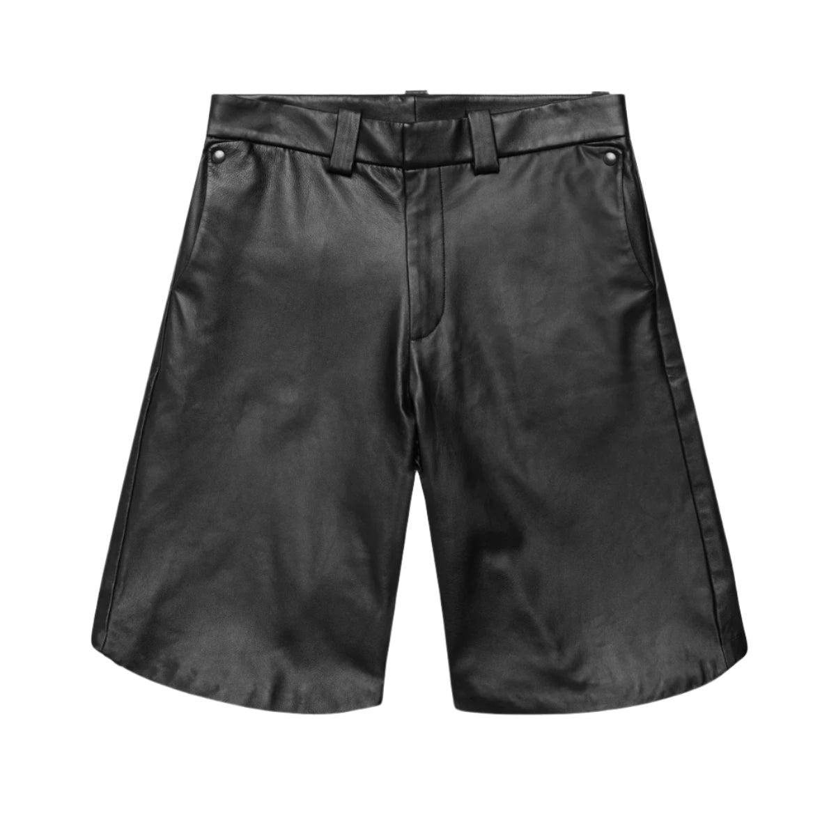 ASKYURSELF BAGGY LEATHER WORK SHORTS