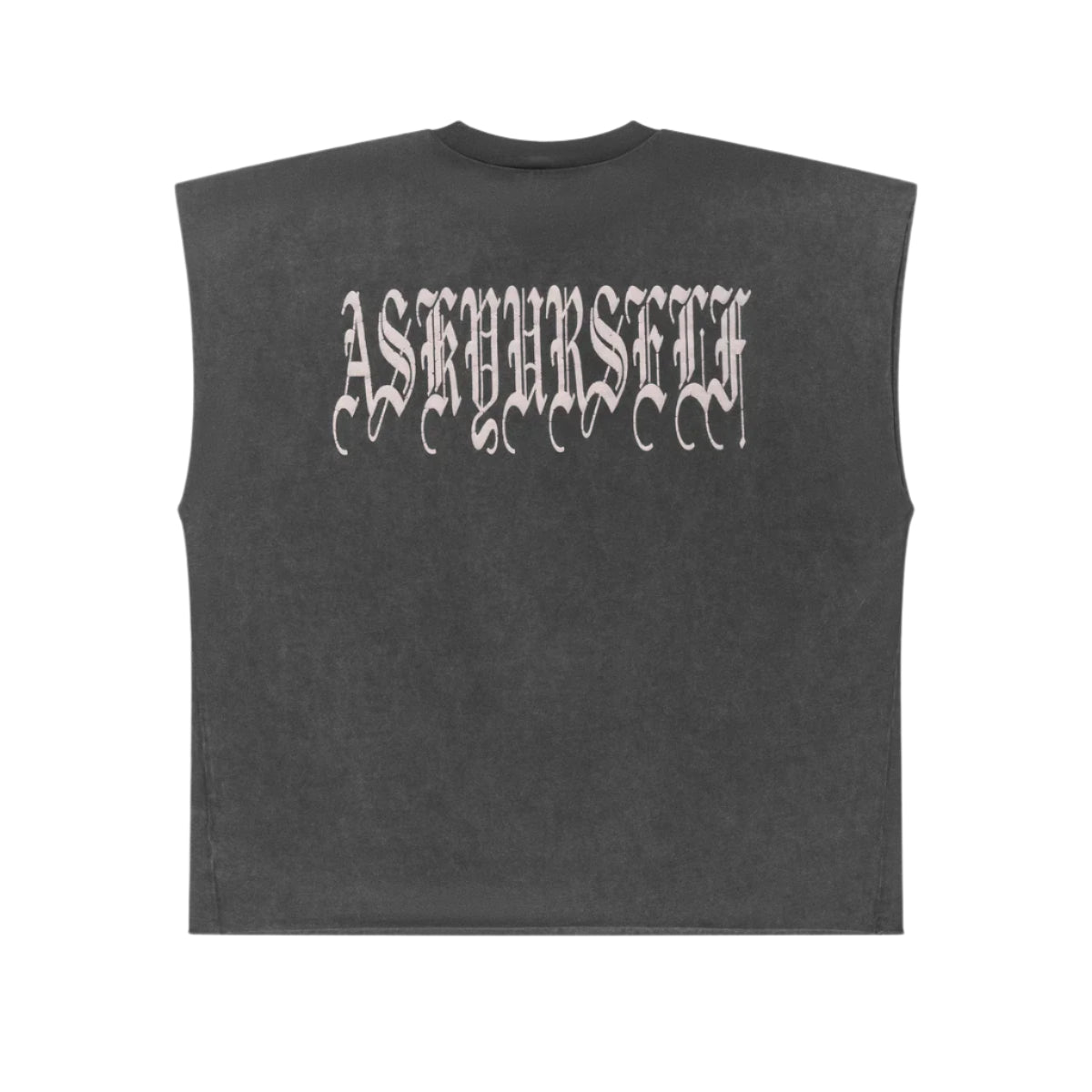 ASKYURSELF OE SLEEVELESS TANK (BLACK)