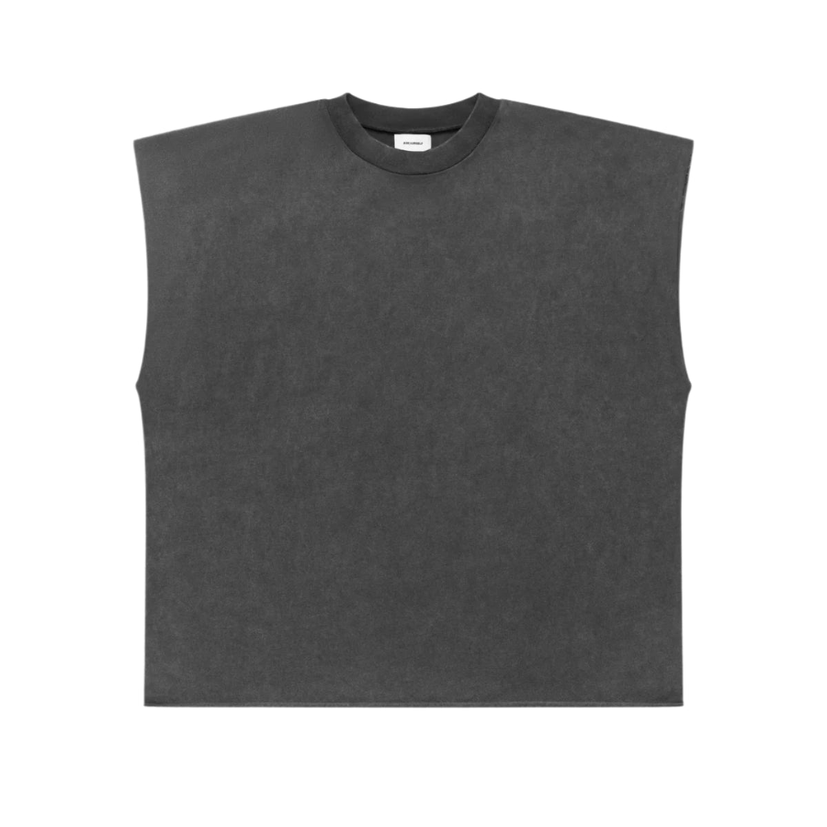 ASKYURSELF RAW SLEEVELESS TANK (BLACK)