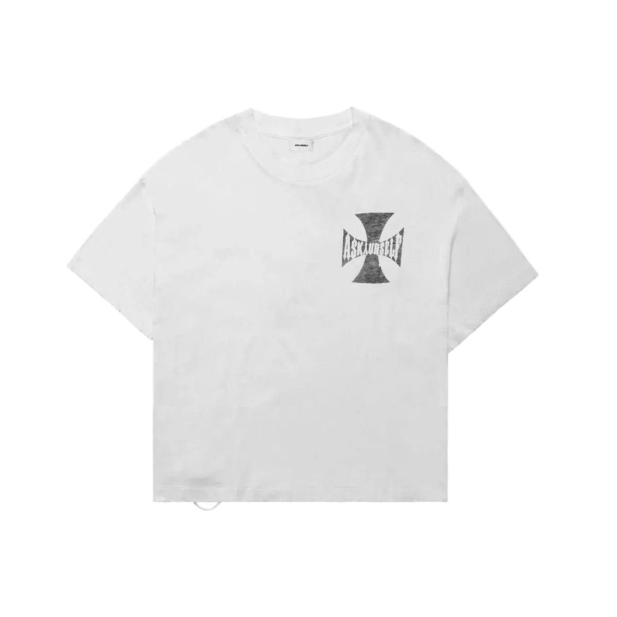 ASKYURSELF RIDER CROSS SUMMER T WHITE