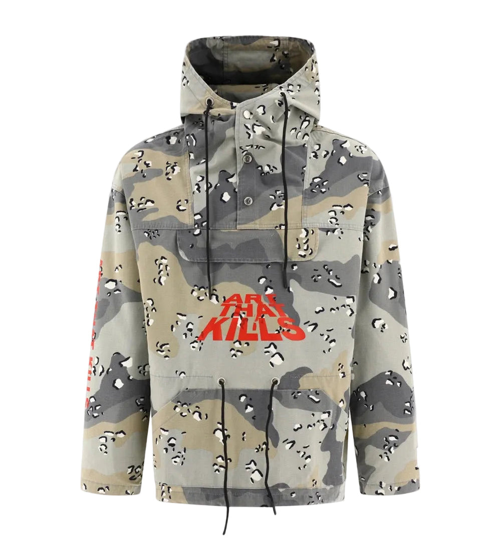 Gallery Dept Art That Kills Anorak Jacket Grey Storm Camouflage