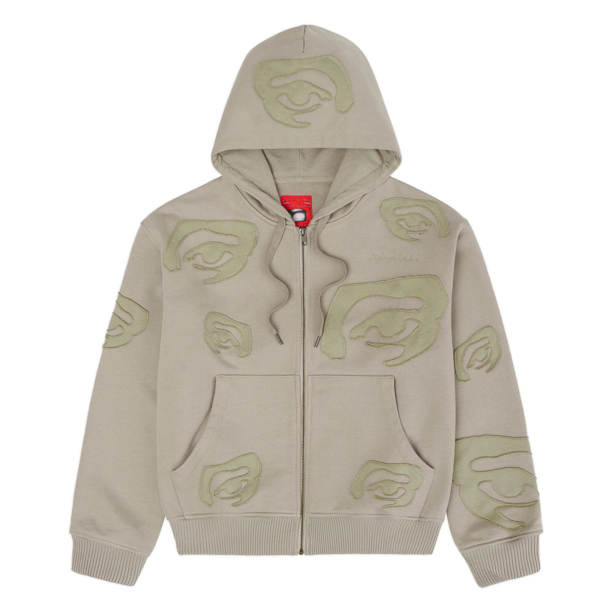 KID SUPER Allover Eye Hoodie-SAND