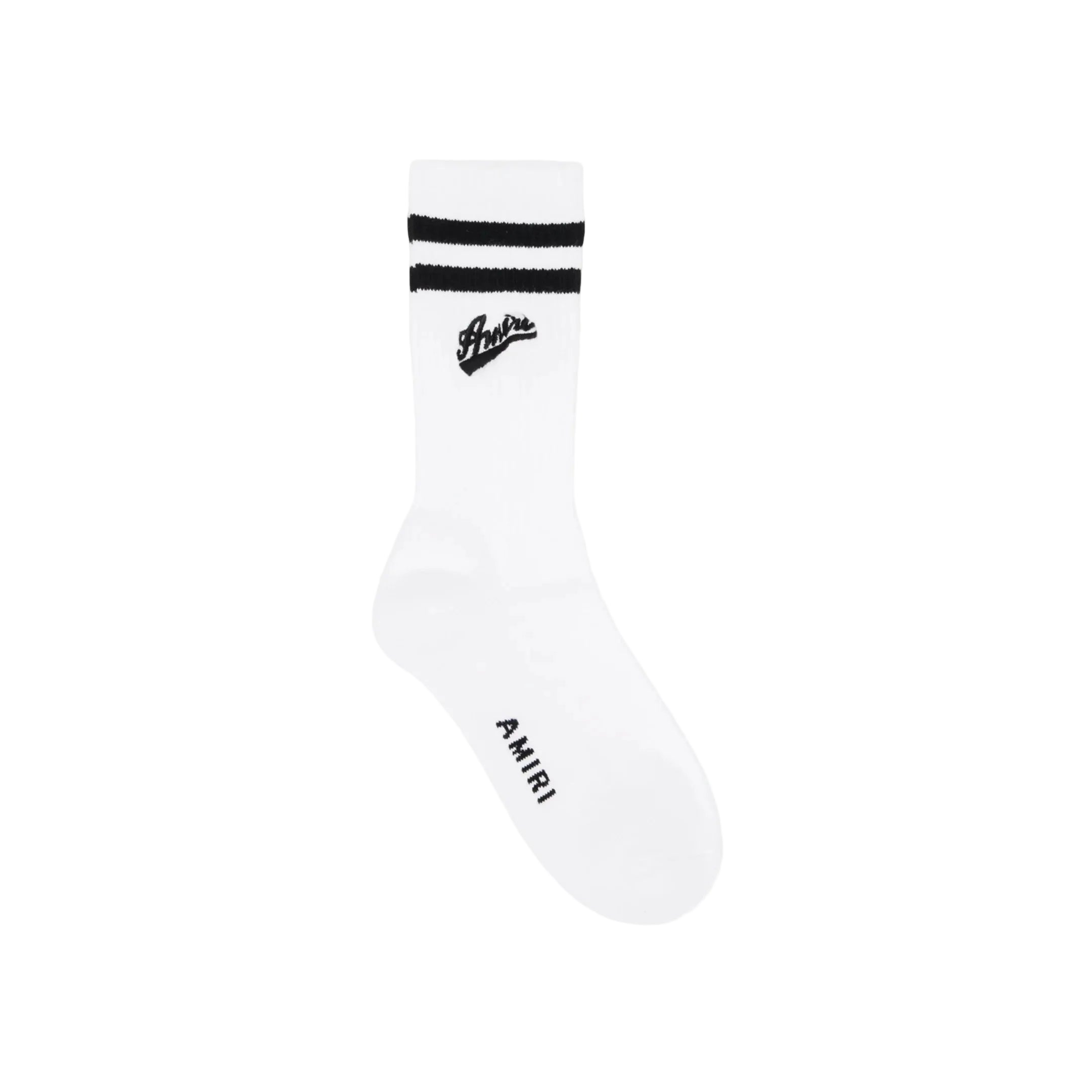 AMIRI Amiri Varsity Script Sock White/Black
