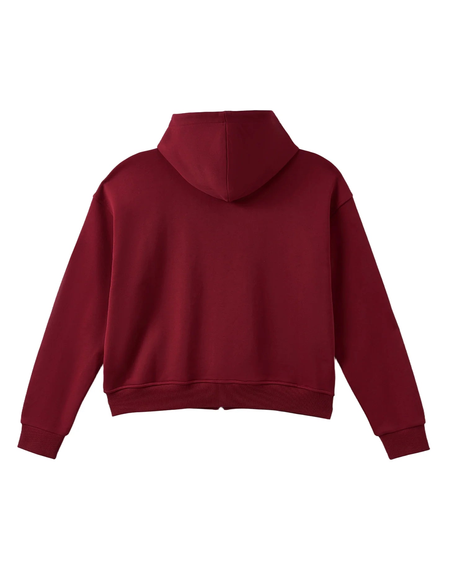 AZVA CRYSTAL CACTUS ZIP HOODIE MAROON
