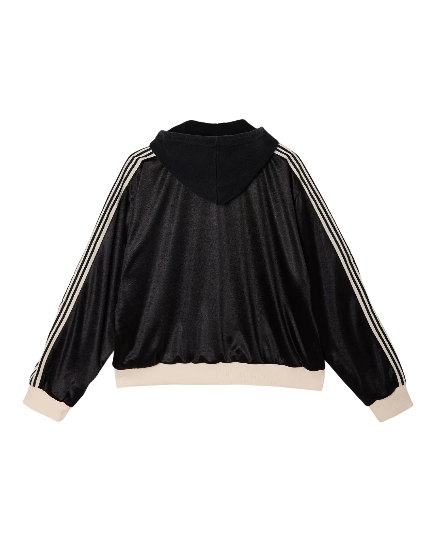 AZVA STRIPED VALLEY ZIP HOODIE