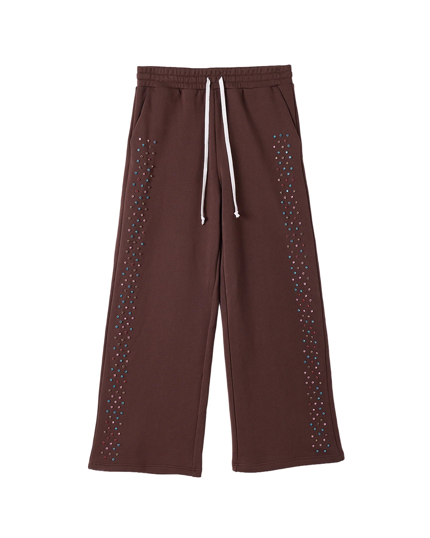 AZVA CRYSTAL CACTUS SWEATS BROWN