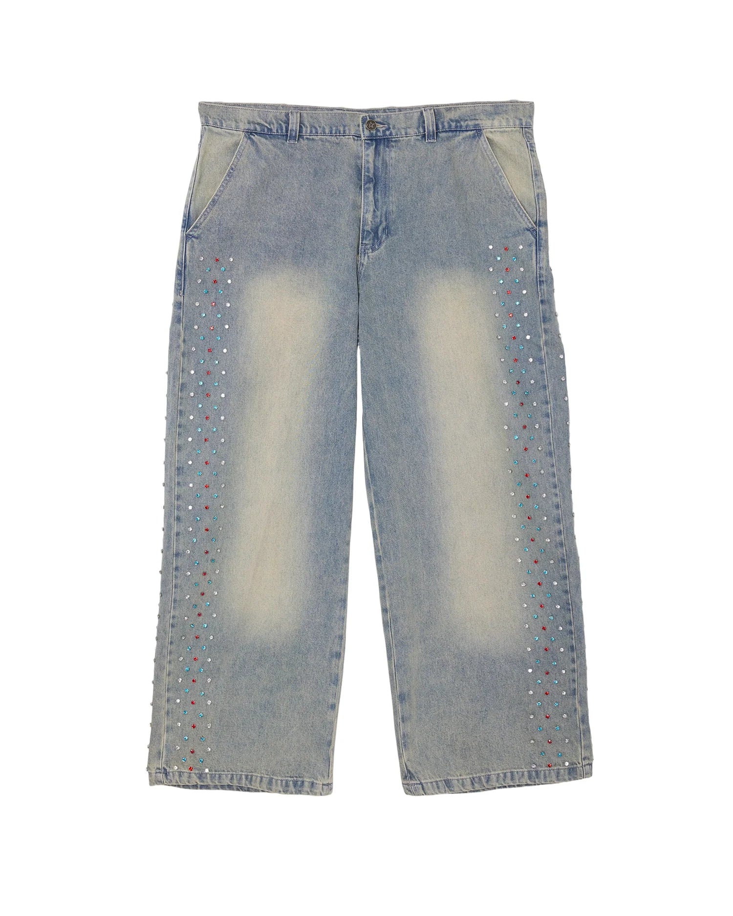 AZVA Crystal Cactus Denim