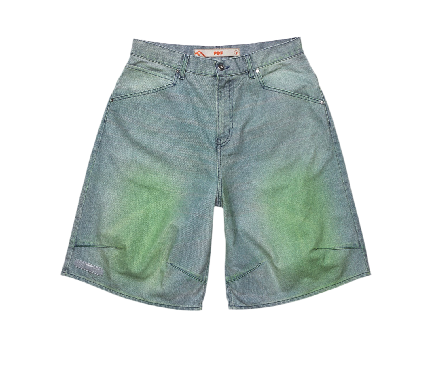 PDF KNEE SHORTS // BLUE GREEN