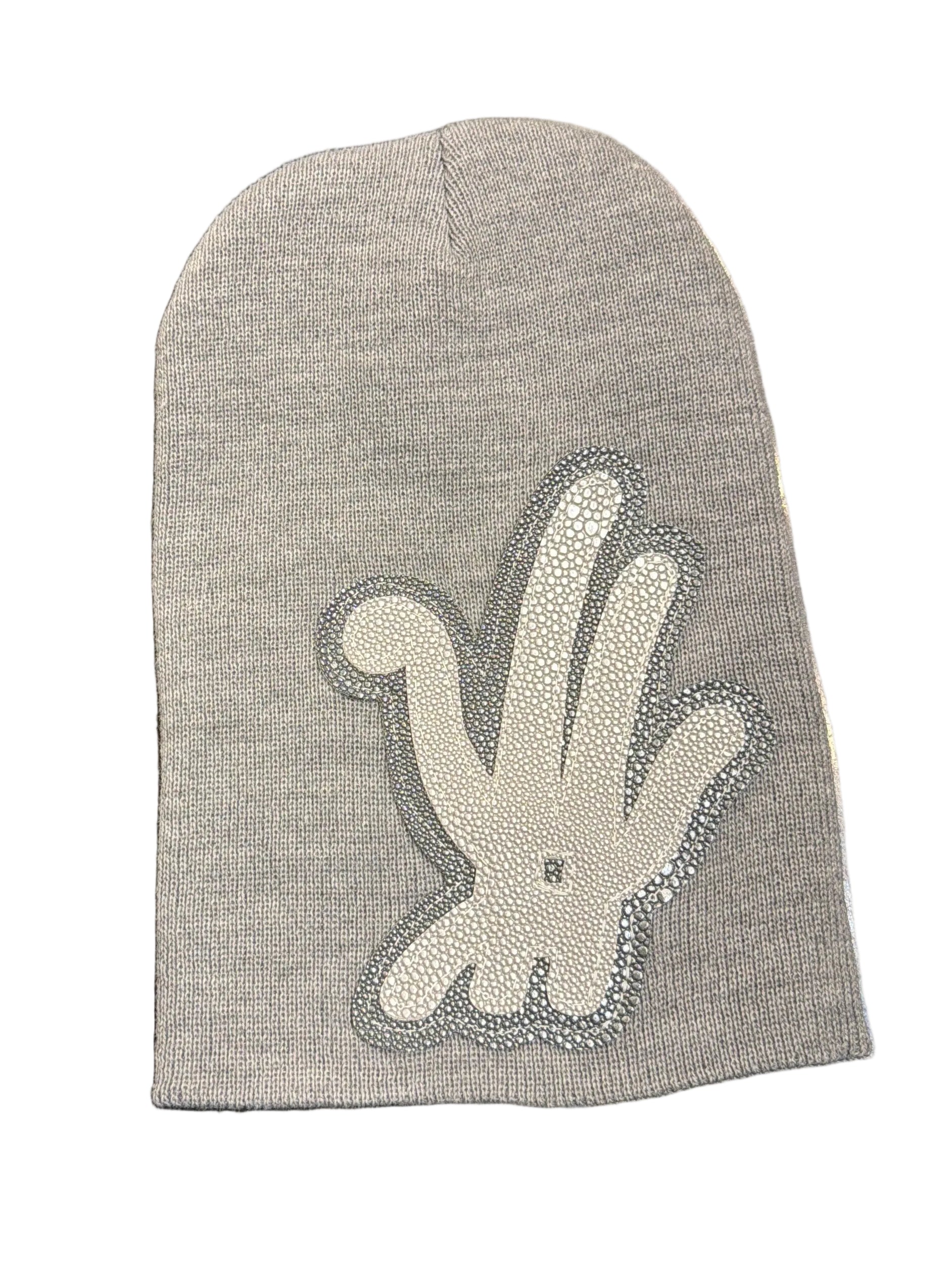 YKWYK LONG BEANIE GREY
