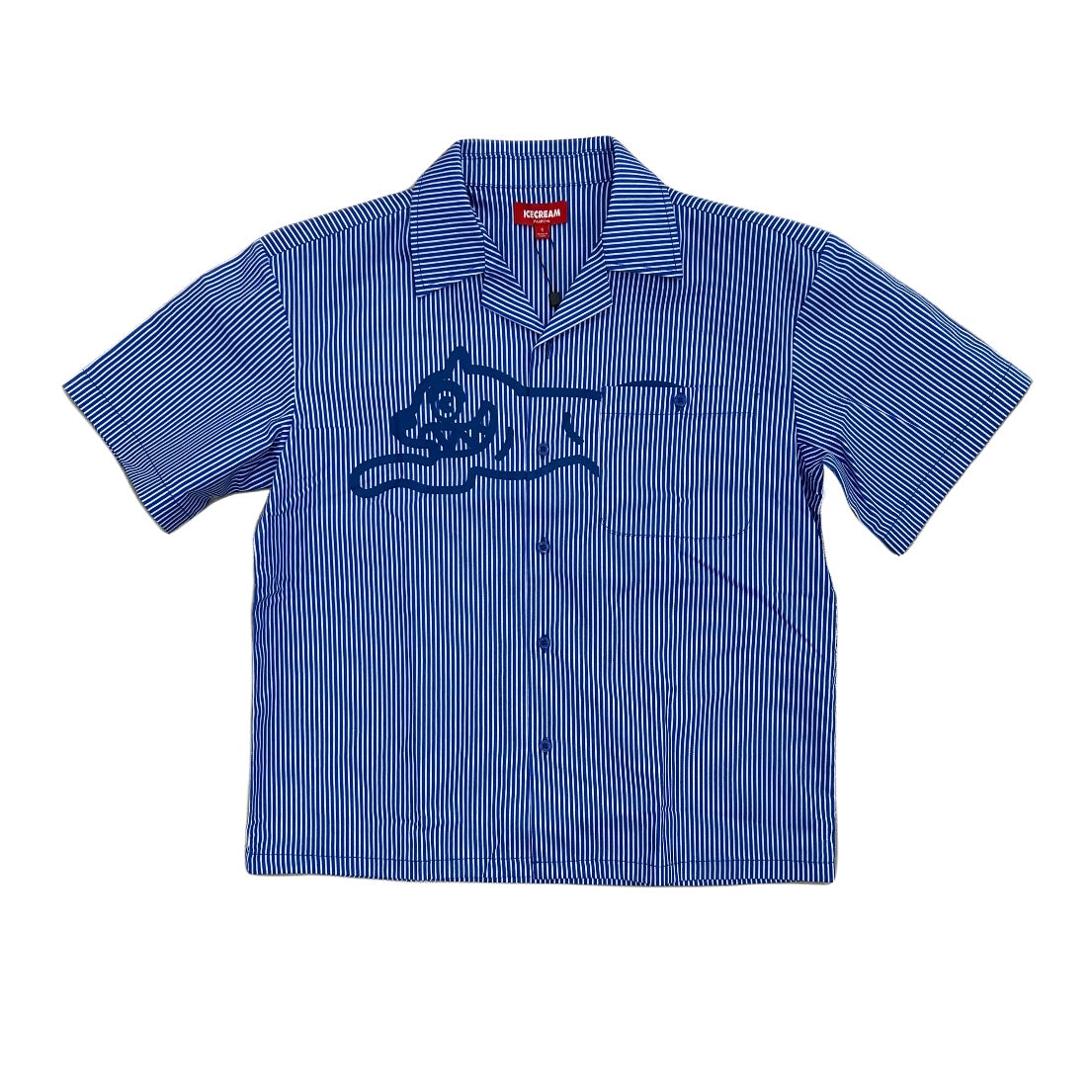 ICE CREAM| SS WOVEN (CROP FIT) VICTORIA BLUE