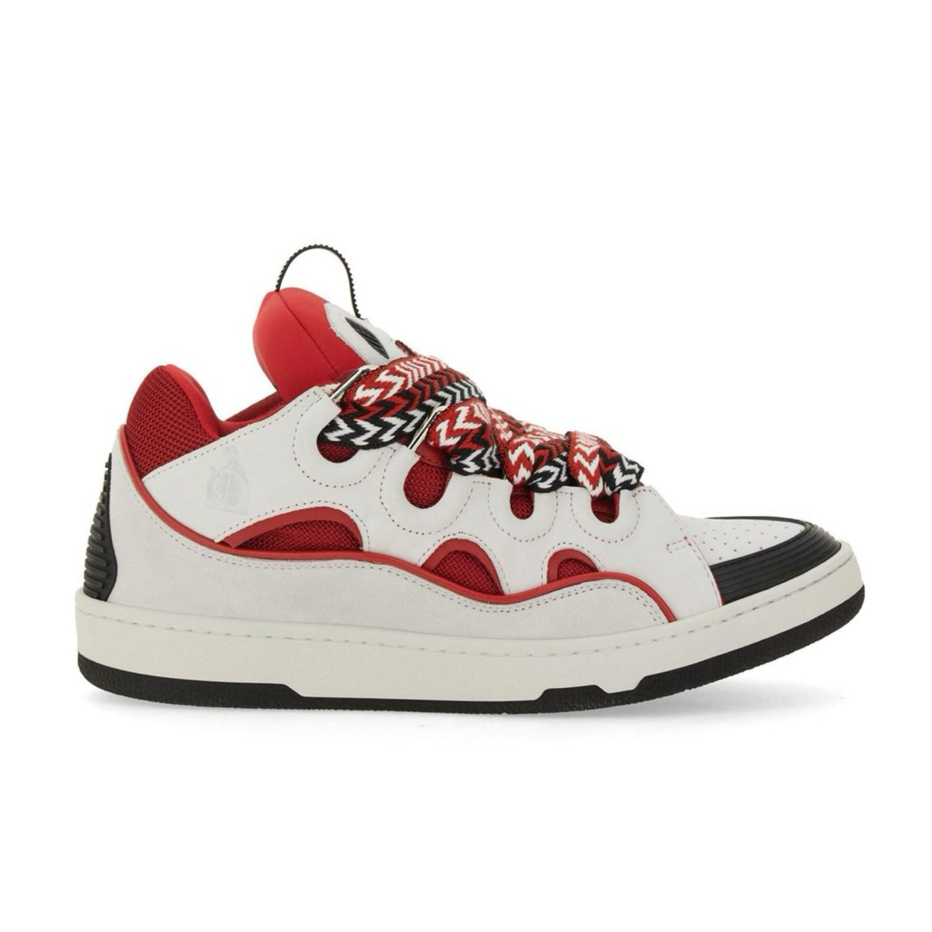 LAVIN CURB SNEAKER BLACK WHITE RED