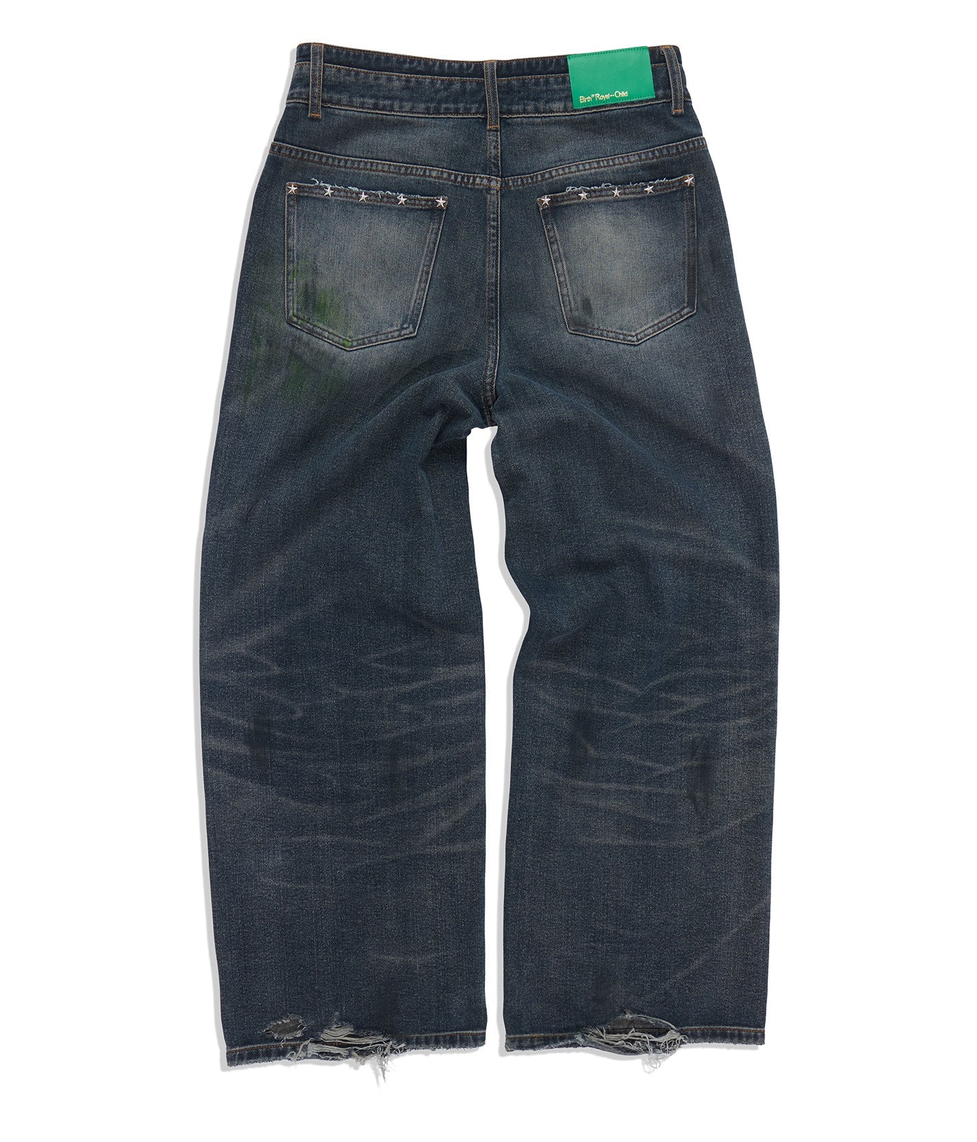 Birth of a royal child Knee Slide Distressed Jeans