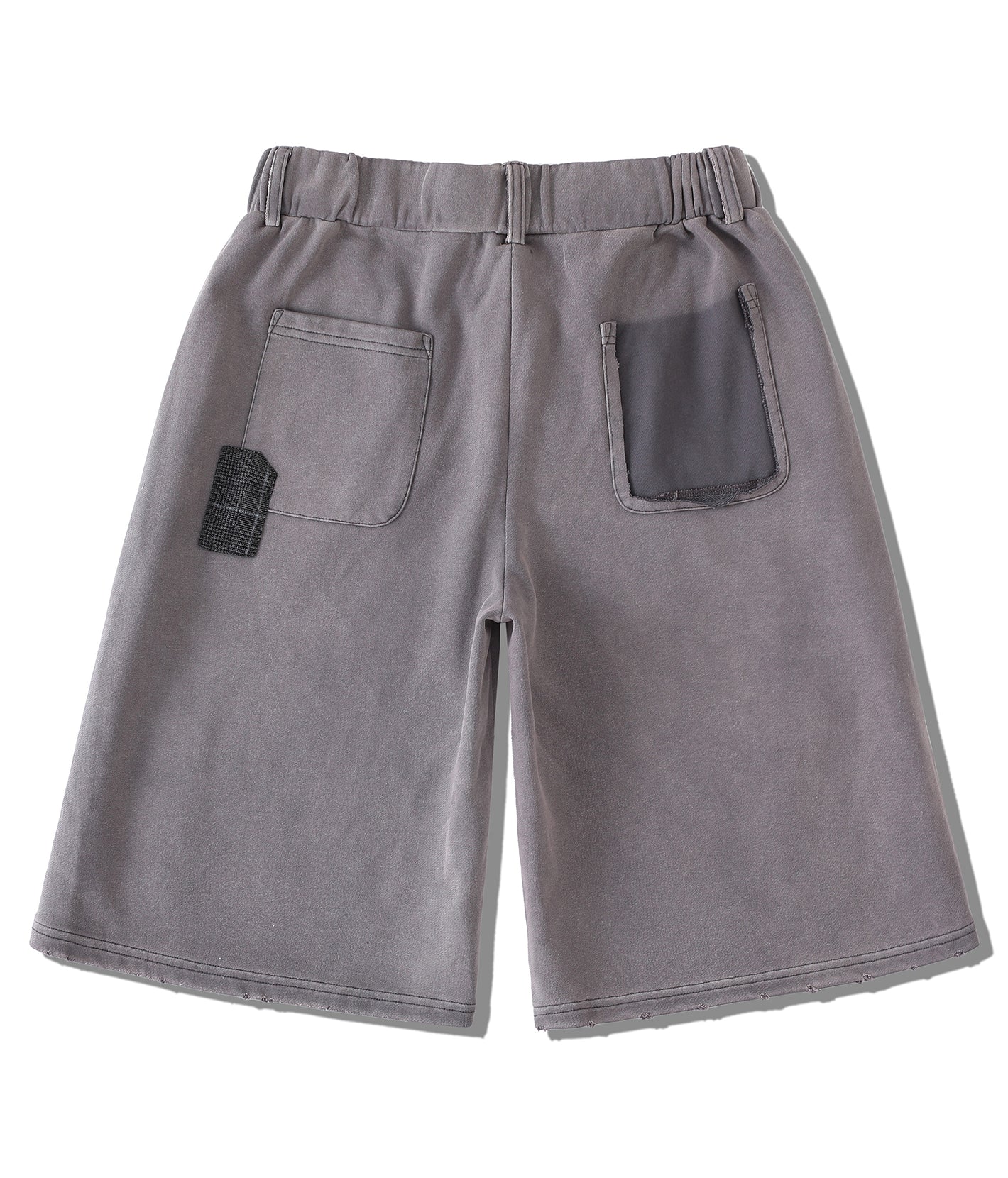 RICHILL Melancholy Patchwork Graphic Washed Sweatshorts