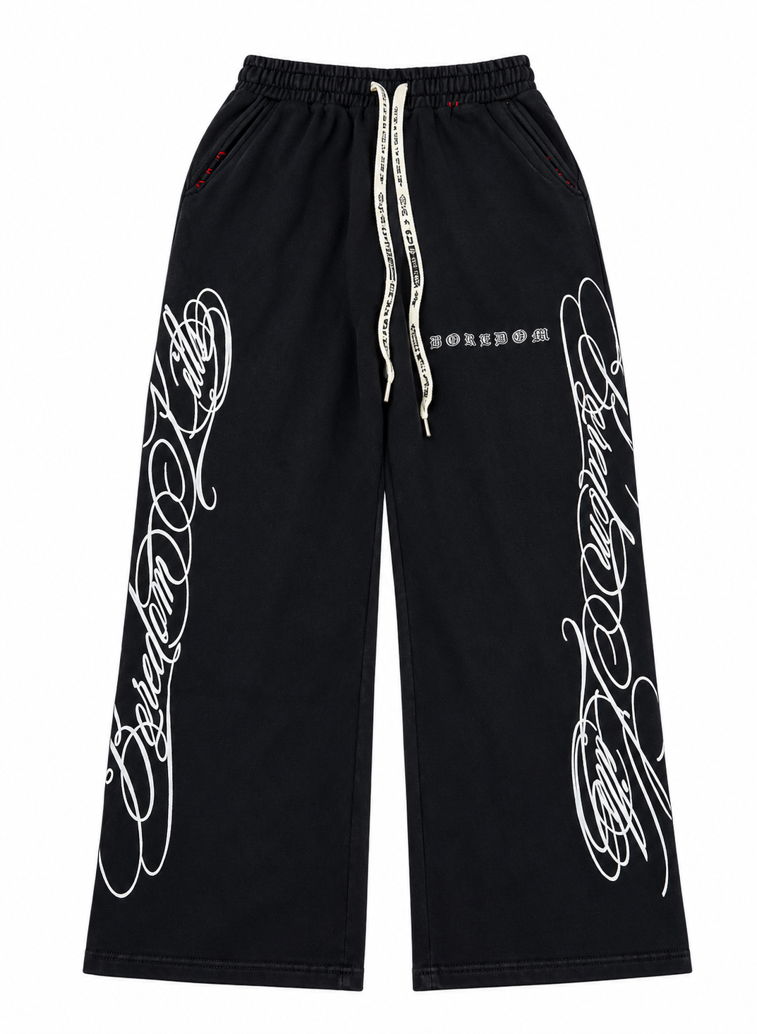 BOREDOM KILLS Script sweatpants black