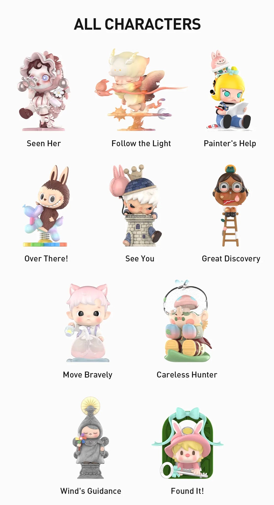 Pop Mart| Labubu The Monsters Finding Mokoko Series Figures Single Blind Box