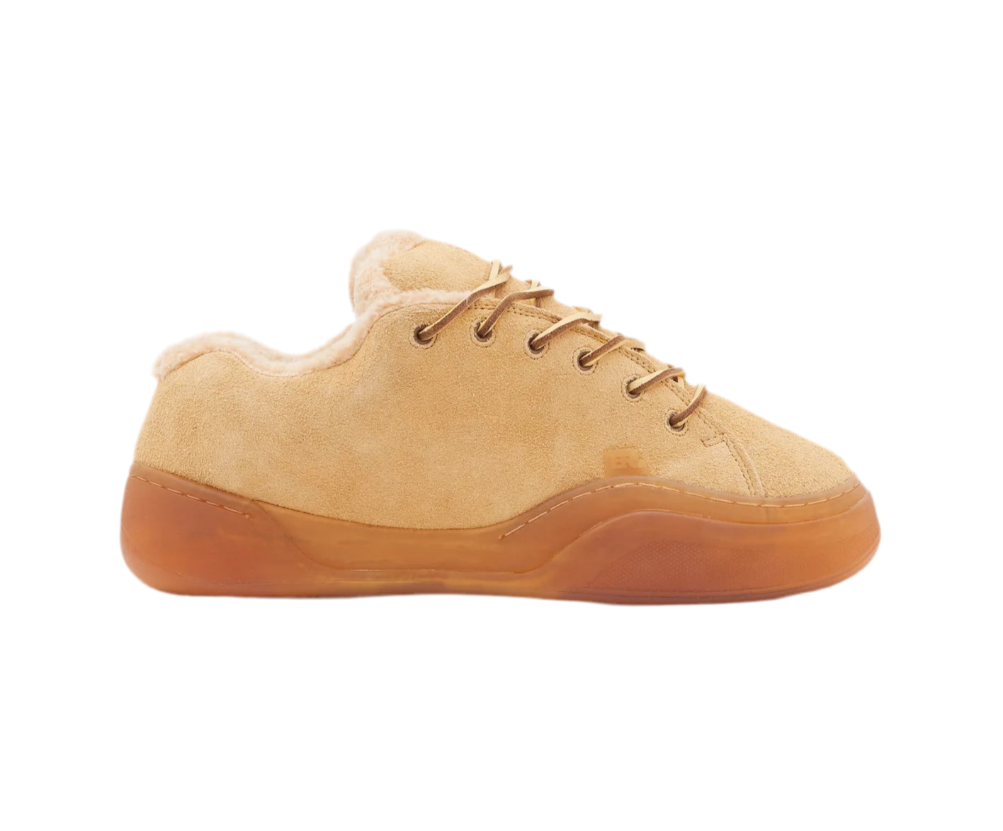 ERL Suede Vamp Skate Sneaker Leather ( BEIGE )