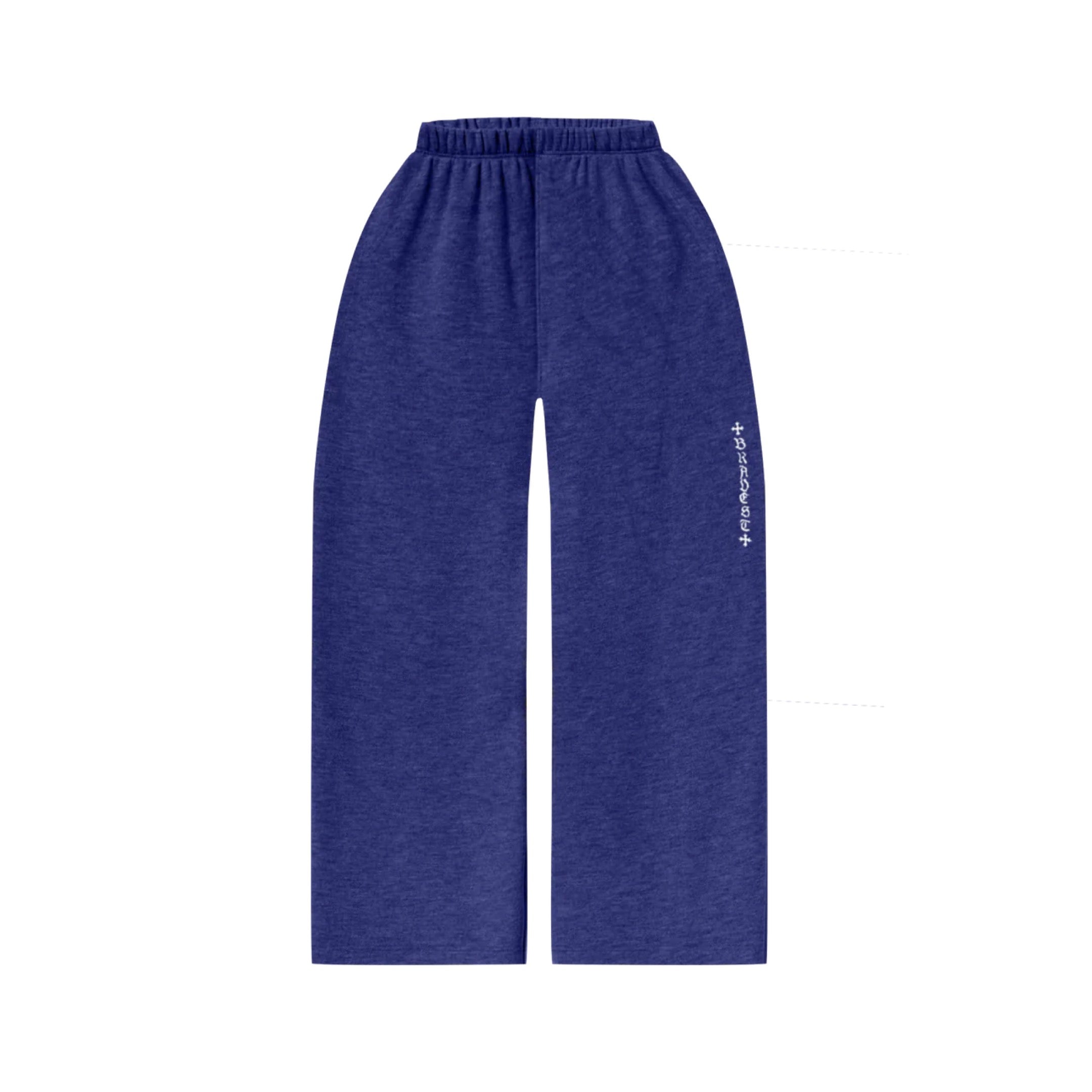 BRAVEST STUDIOS NAVY BAGGY SWEATPANTS