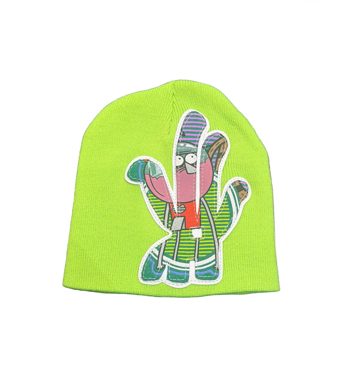YKWYK Green Comic Patch Beanie