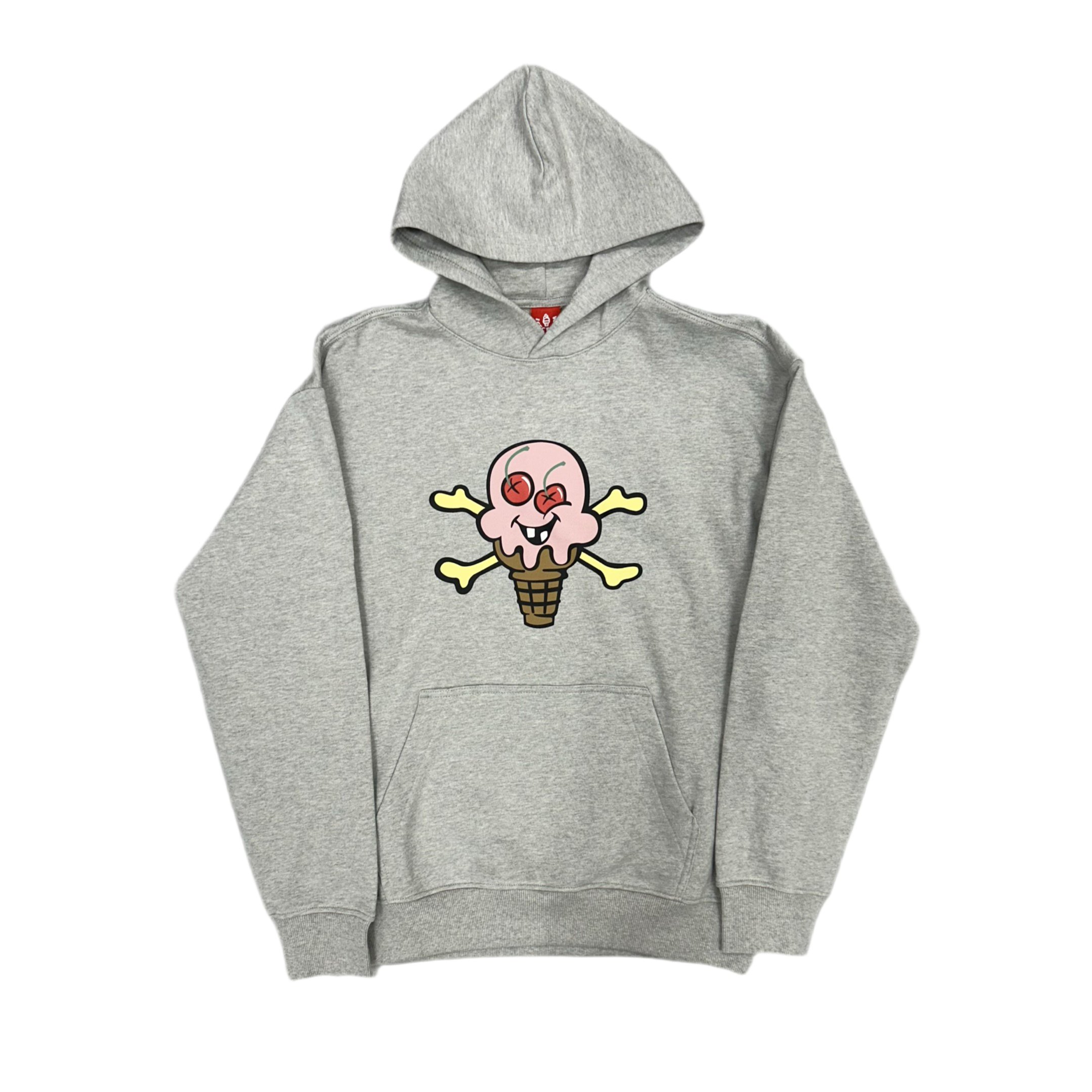 ICECREAM CONES HOODIE GREY