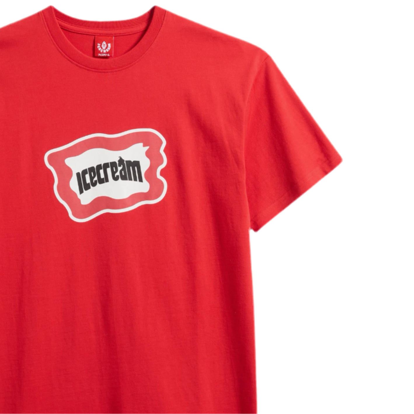 ICECREAM OUTLINE SS TEE RACING RED