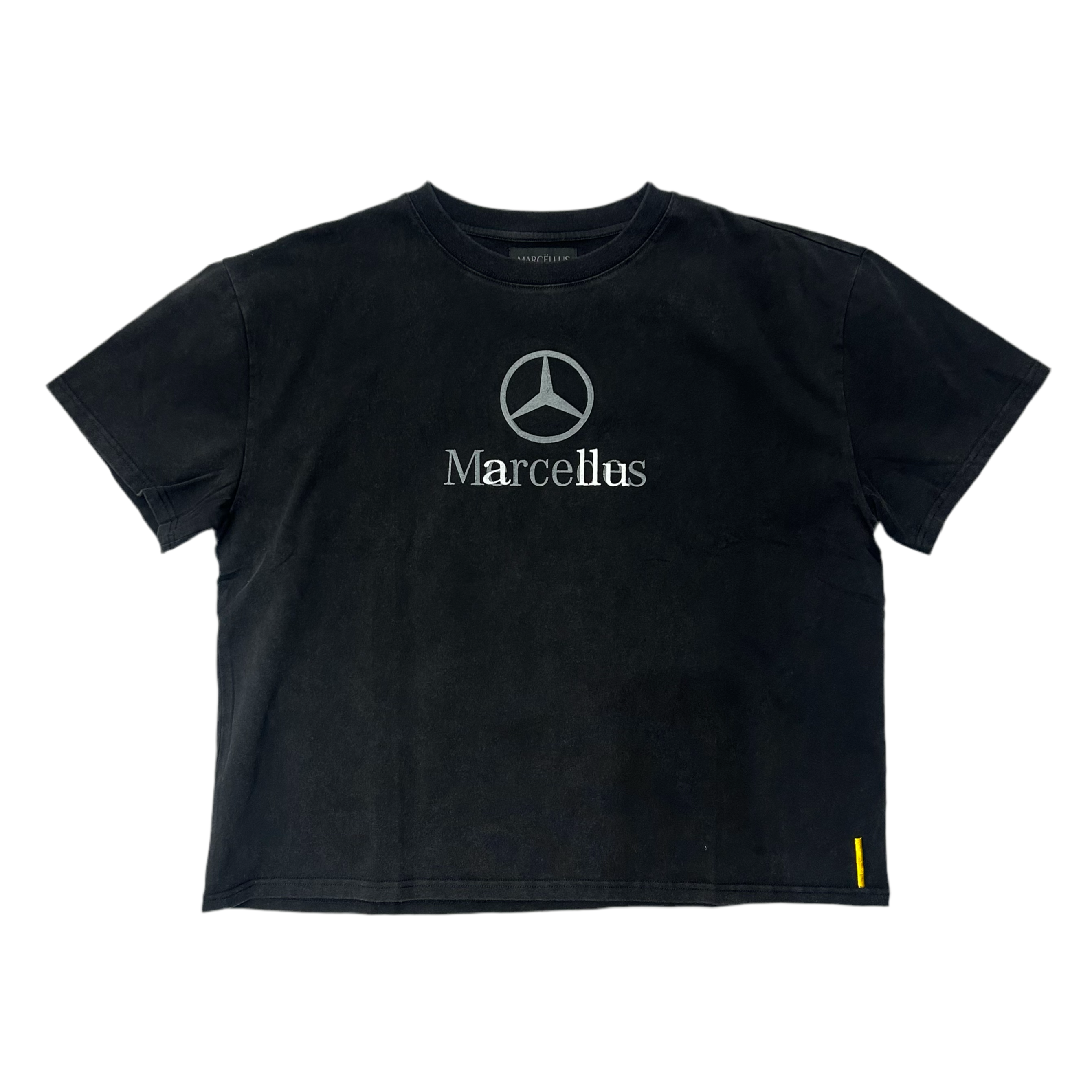 MARCËLLUS MERCEDES BLACK LOGO TEE