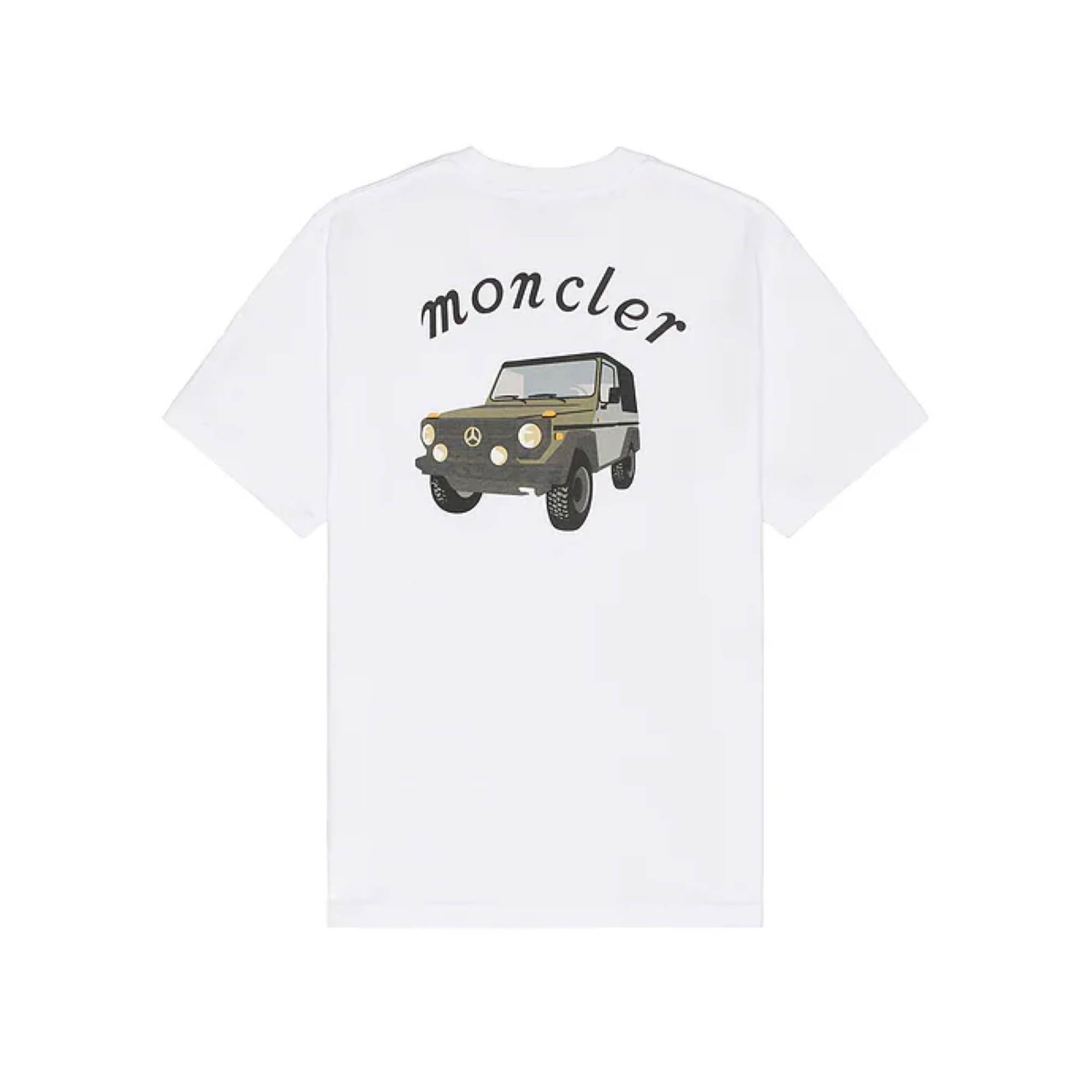 MONCLER X MERCEDES BENZ BY NIGO COTTON T-SHIRT WHITE