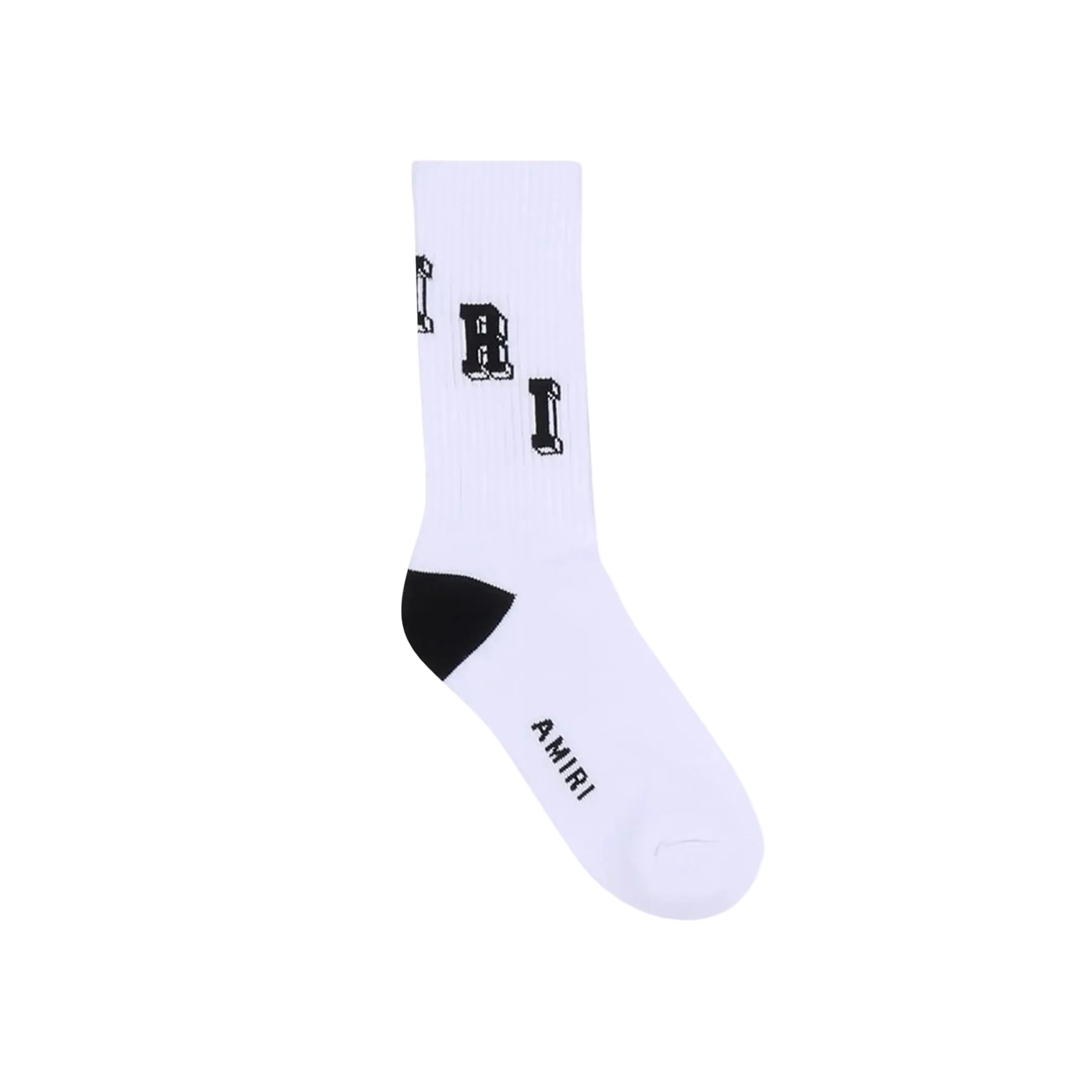 AMIRI Collegiate Amiri Tube Sock White/Black