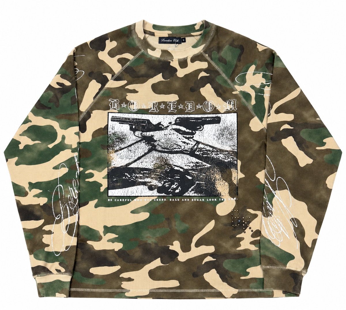 BOREDOM KILLS Camo Trust L/S Thermal