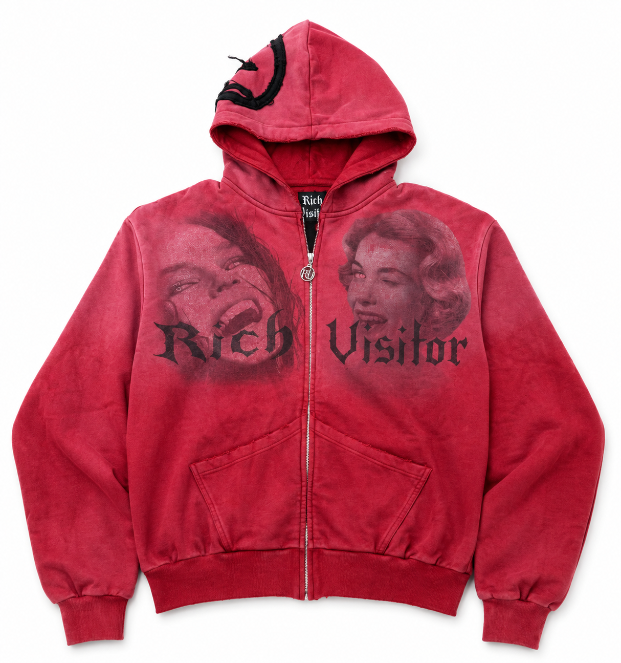 Rich Visitor Faded Memories Jacket Red