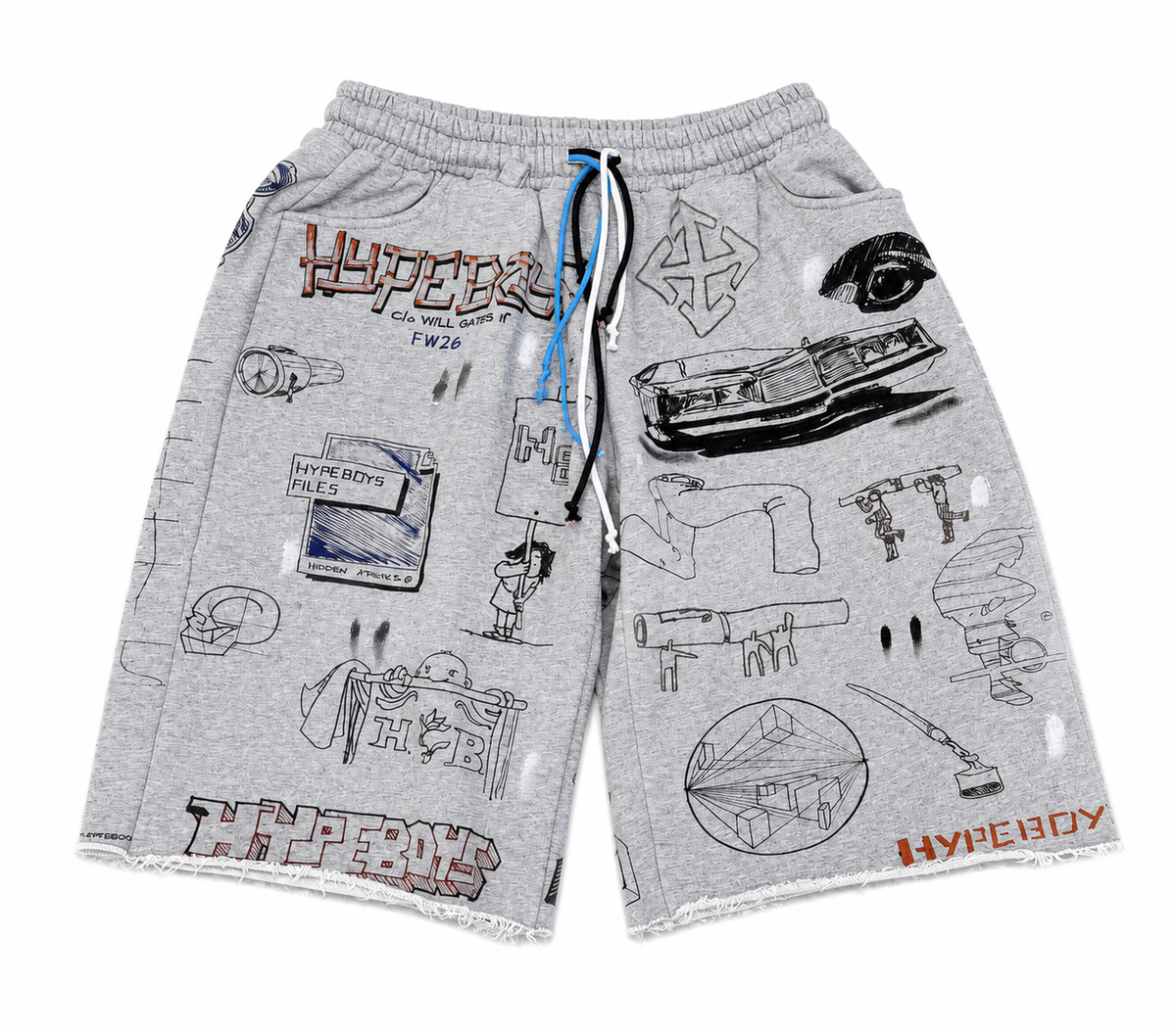 HYPEBOYS GRAFFITI SHORTS