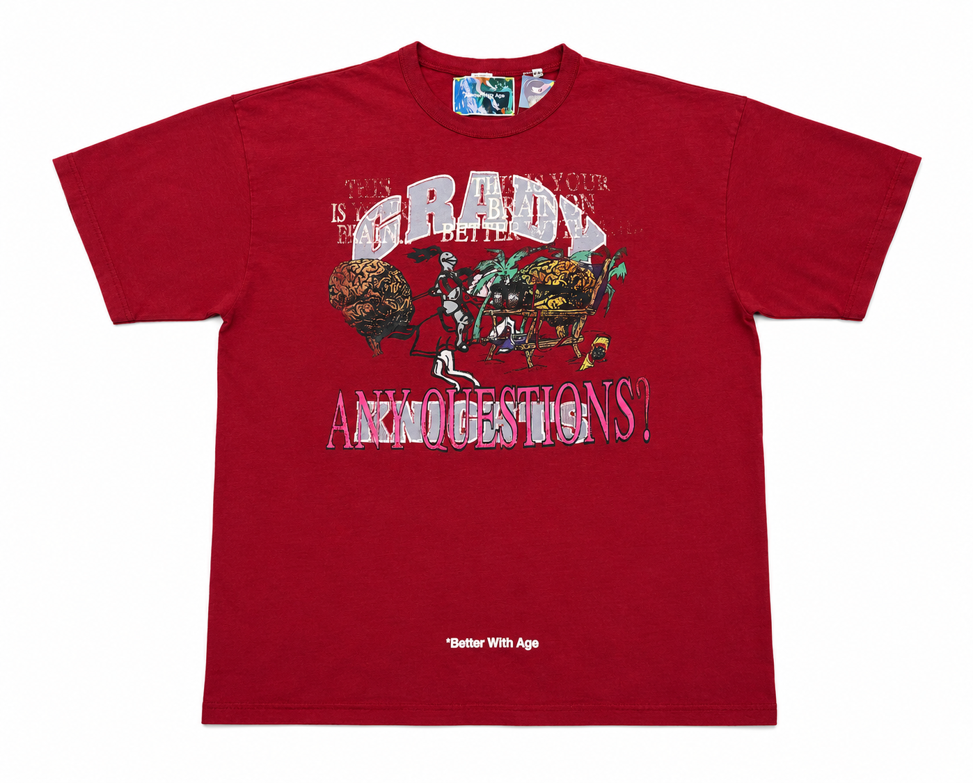 Better With Age Knight Tee Shirt Red