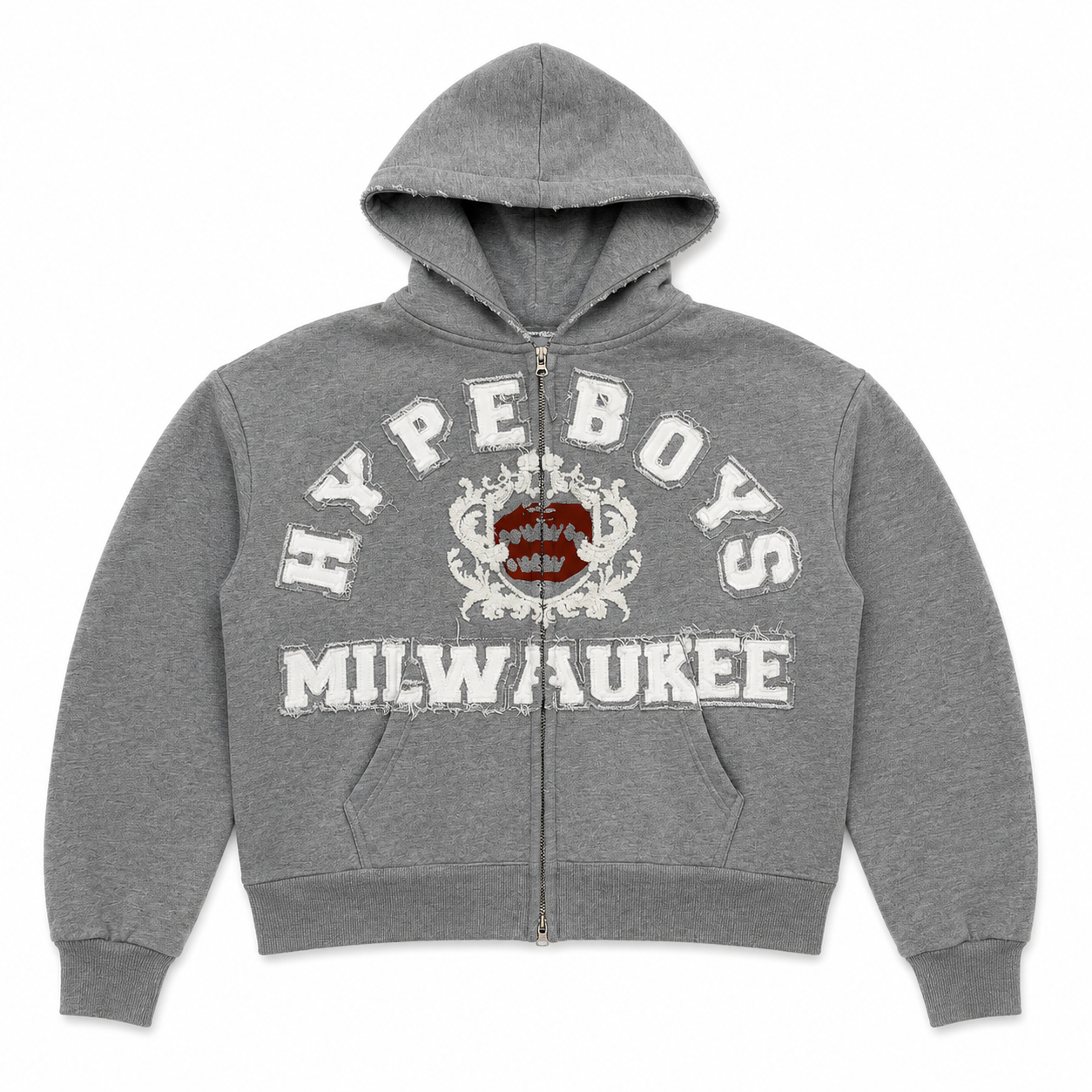 HYPEBOYS Milwaukee Hoodie Grey