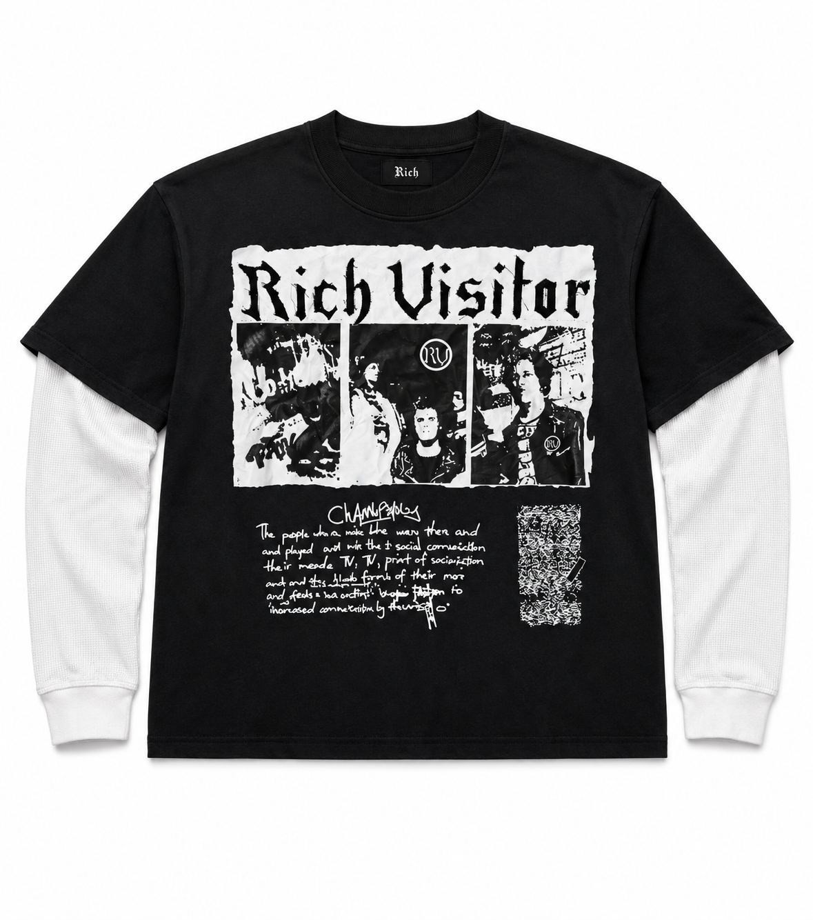 Rich Visitor Black Urban Alley Tee