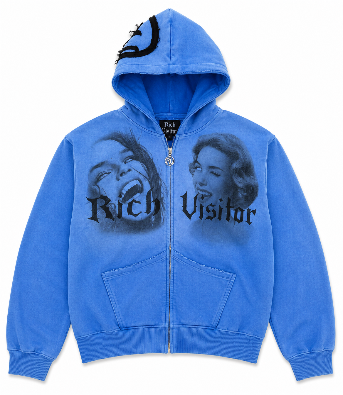 Rich Visitor Faded Memories Jacket Blue