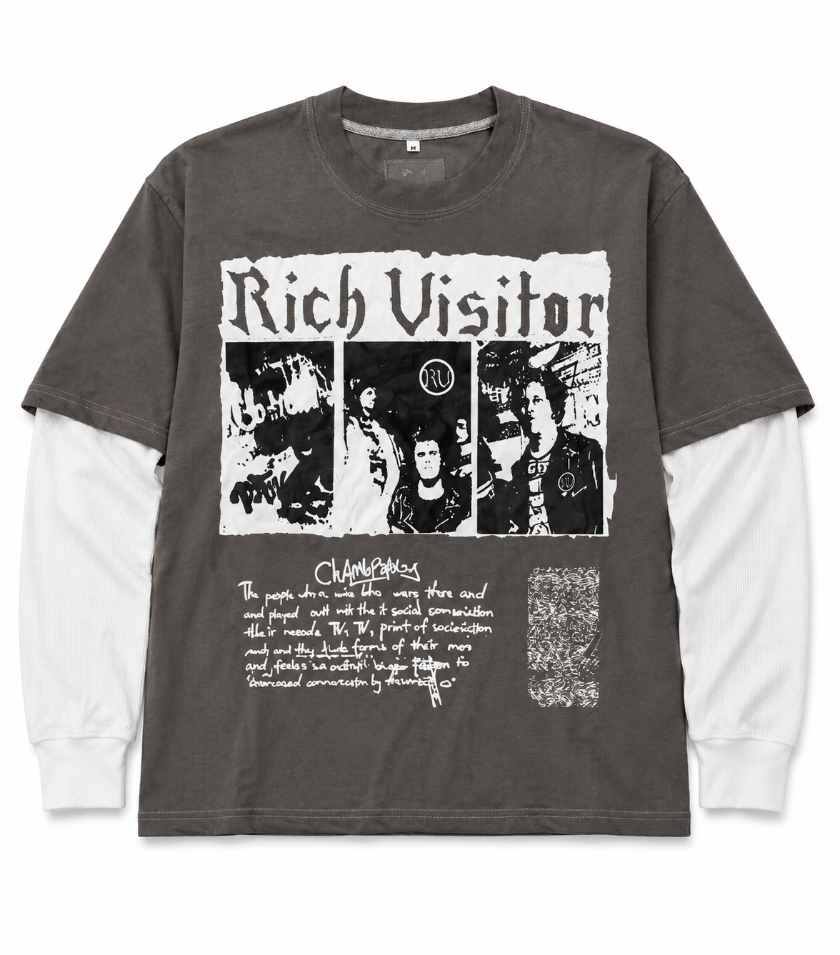 Rich Visitor Grey Urban Alley Tee