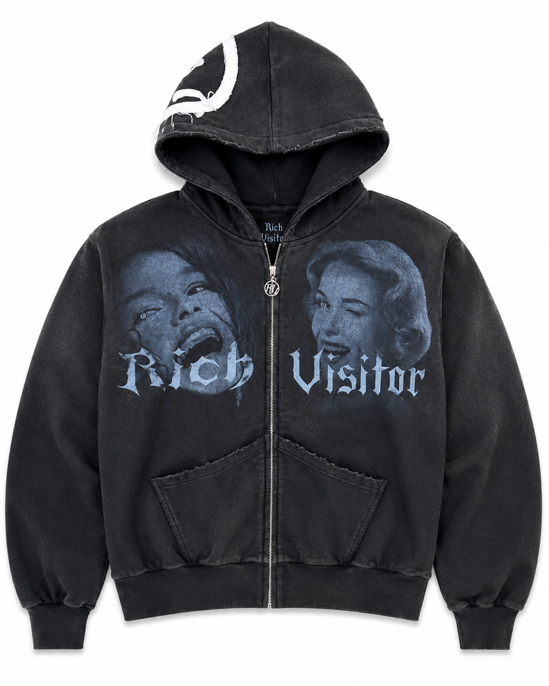 Rich Visitor Faded Memories Jacket Black