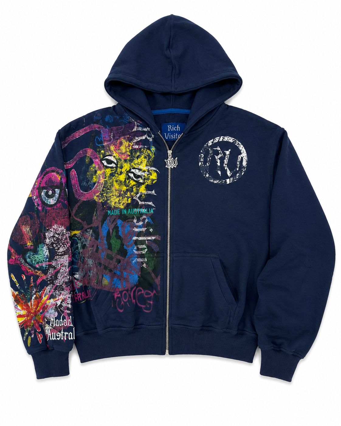 Rich Visitor Navy Blue Australian Jacket
