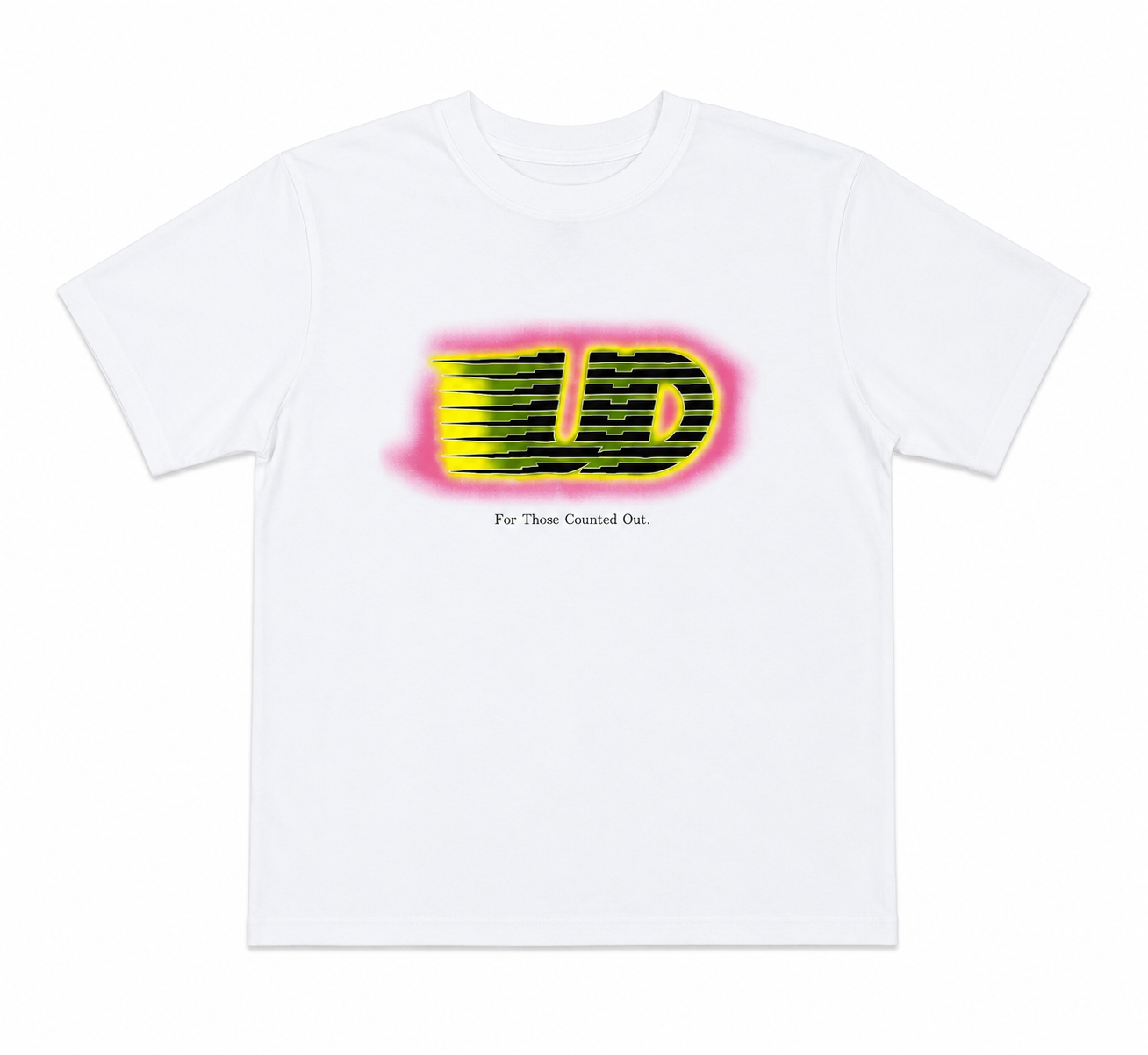 UNDERDOG Neon Logo Shirt White