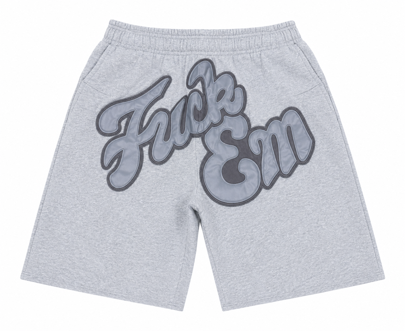 FUCK EM Grey ShortSet