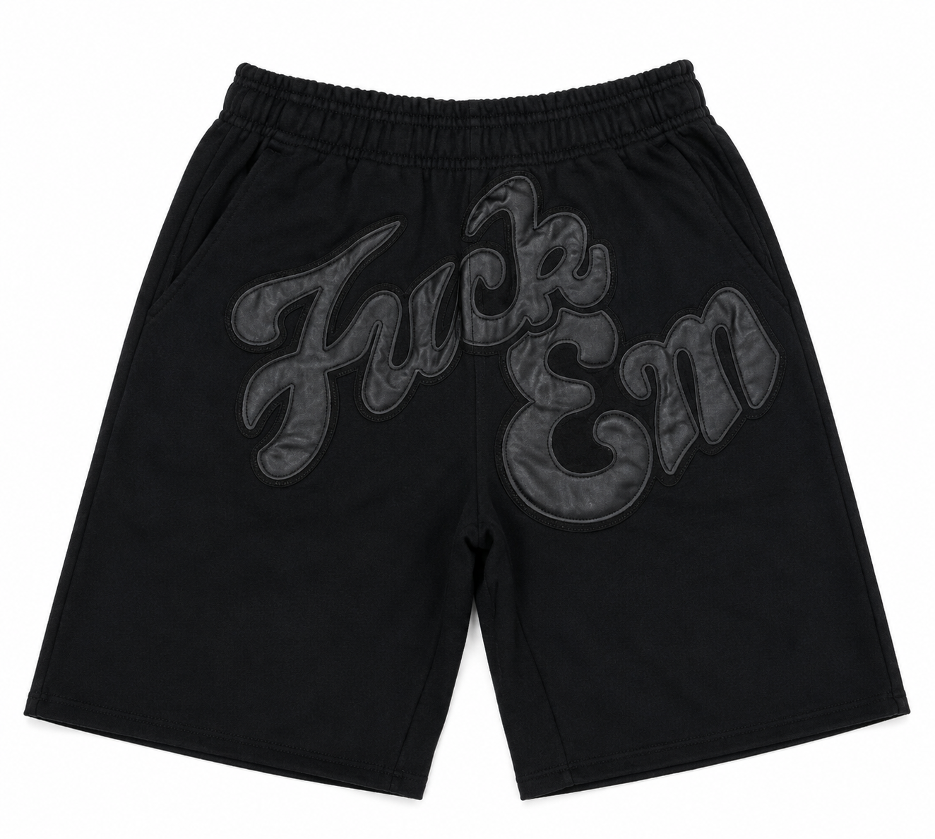 FUCK EM Black ShortSet
