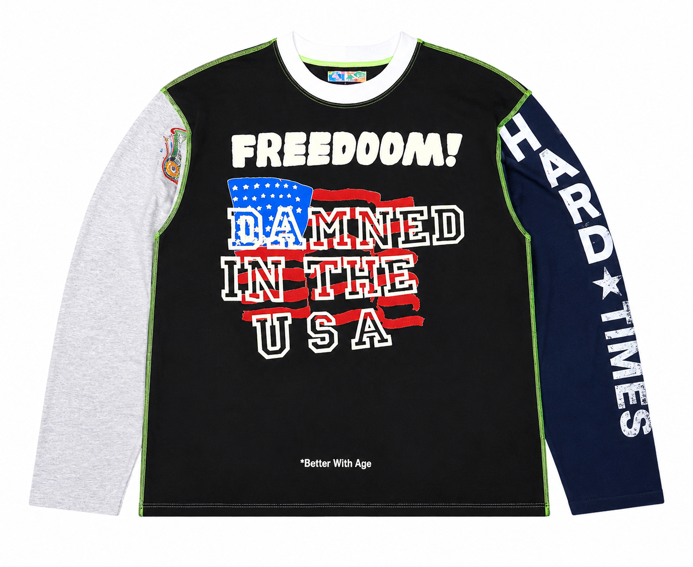 Better with Age Dammit Reversible Long Sleeved T-Shirt