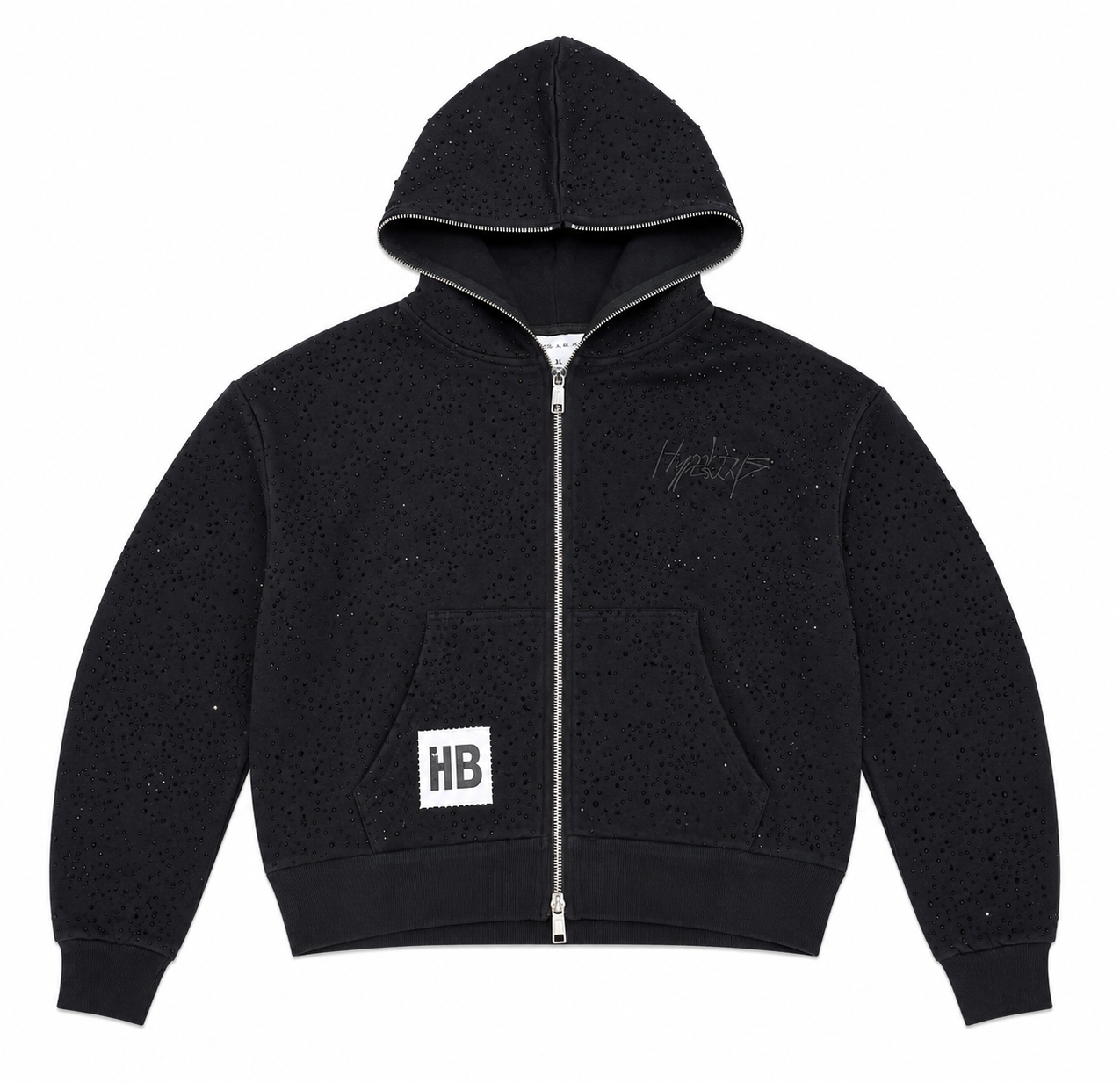 HYPEBOYS BLING HOODIE (Black)