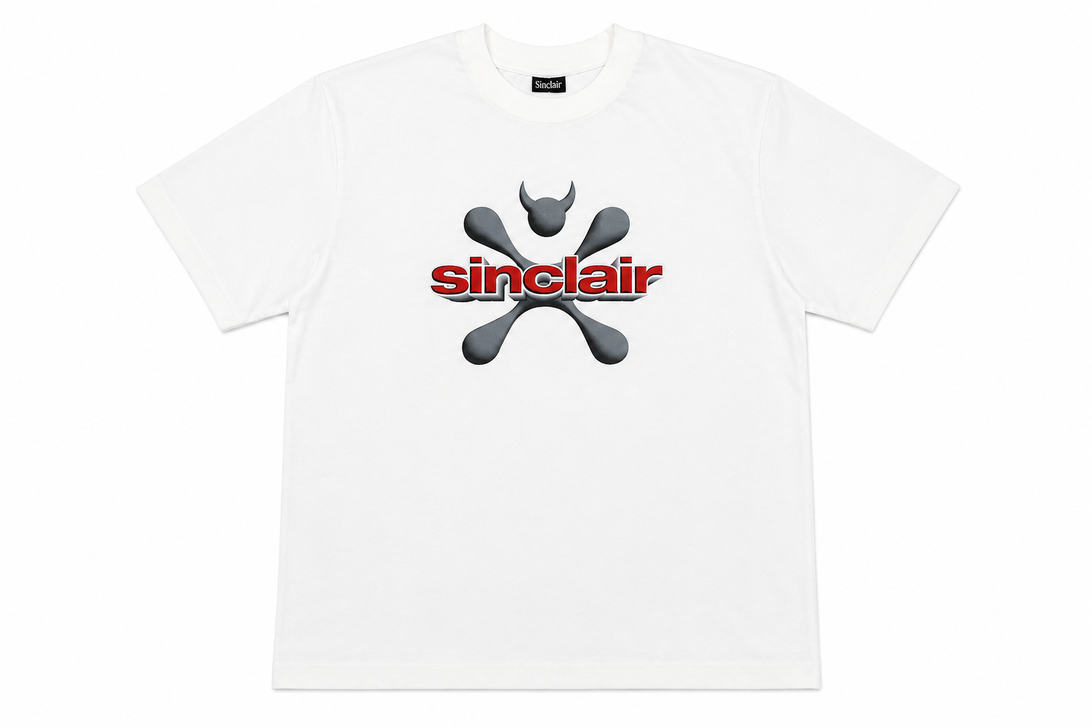 Sinclair Demon Shirt White Red
